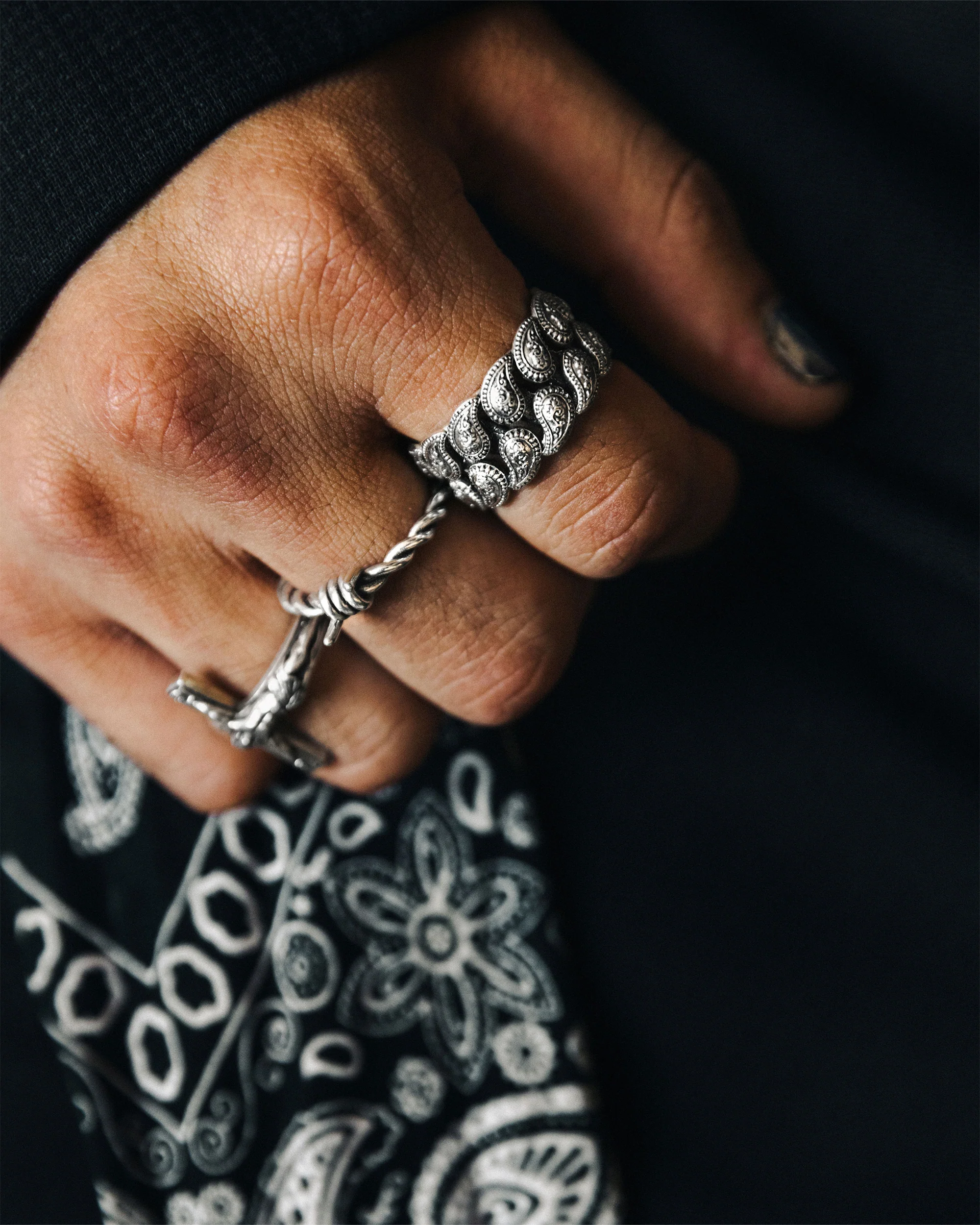 PAISLEY CUBAN RING - Image 2