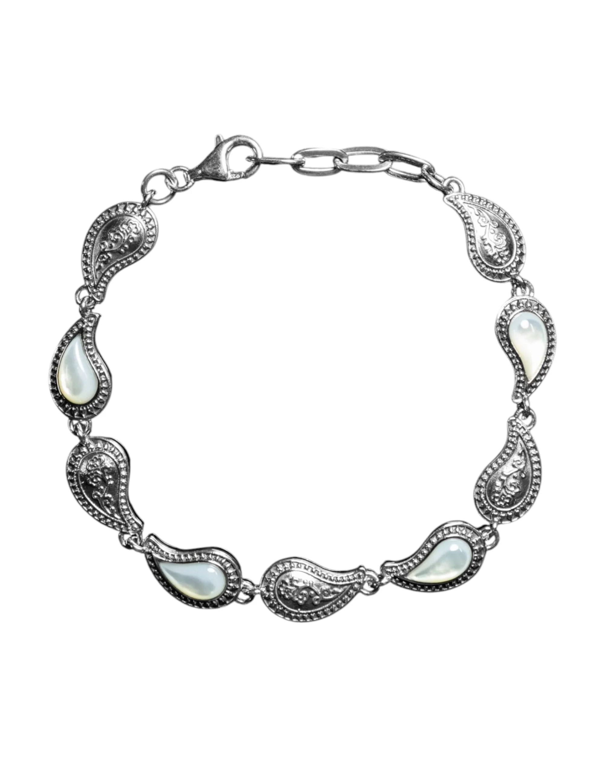 PAISLEY PEARL INLAY BRACELET