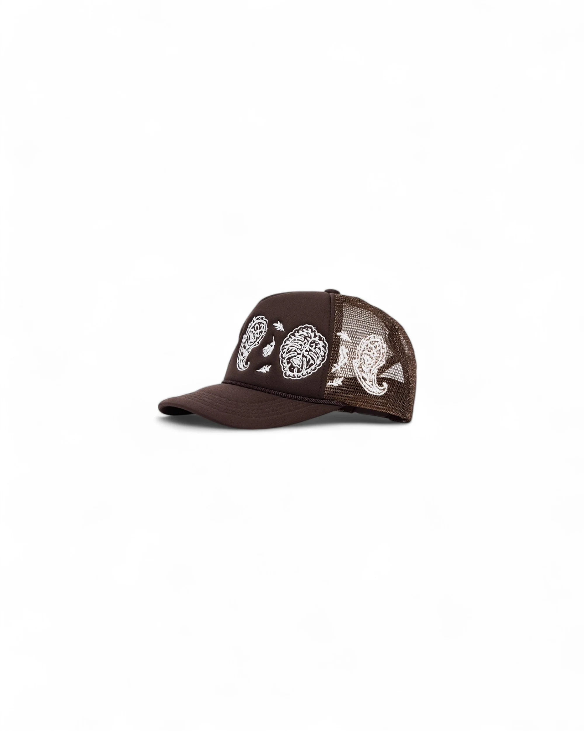 Paisley Trucker Hat - Brown - Image 2