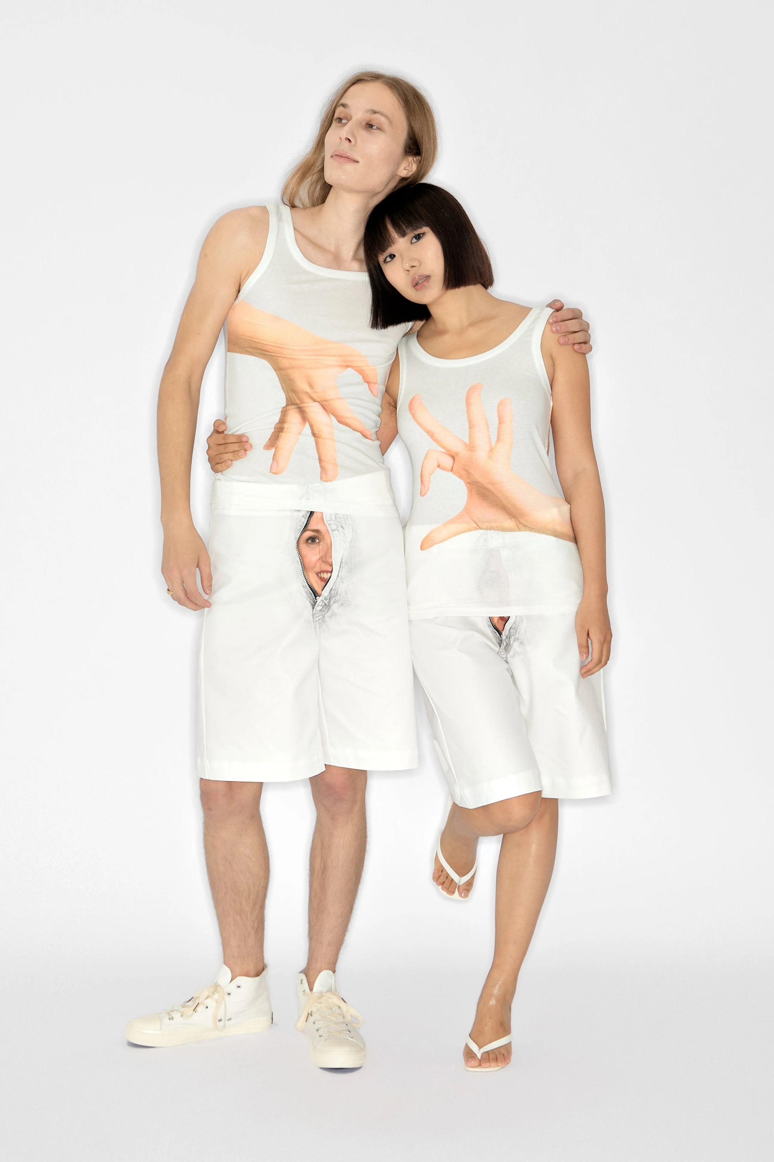 Pale Heart Hands Tank Top - Image 11