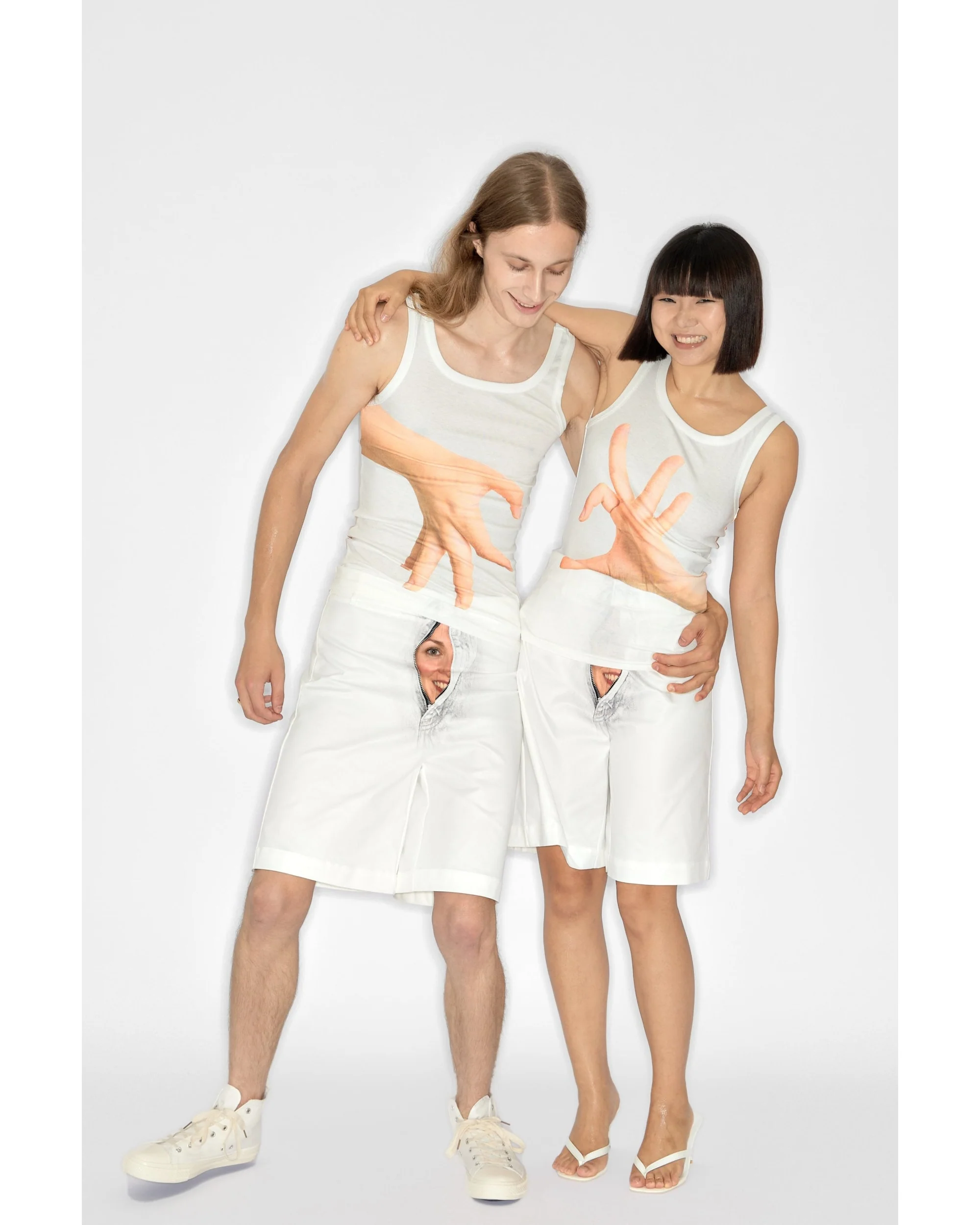 Pale Heart Hands Tank Top - Image 3
