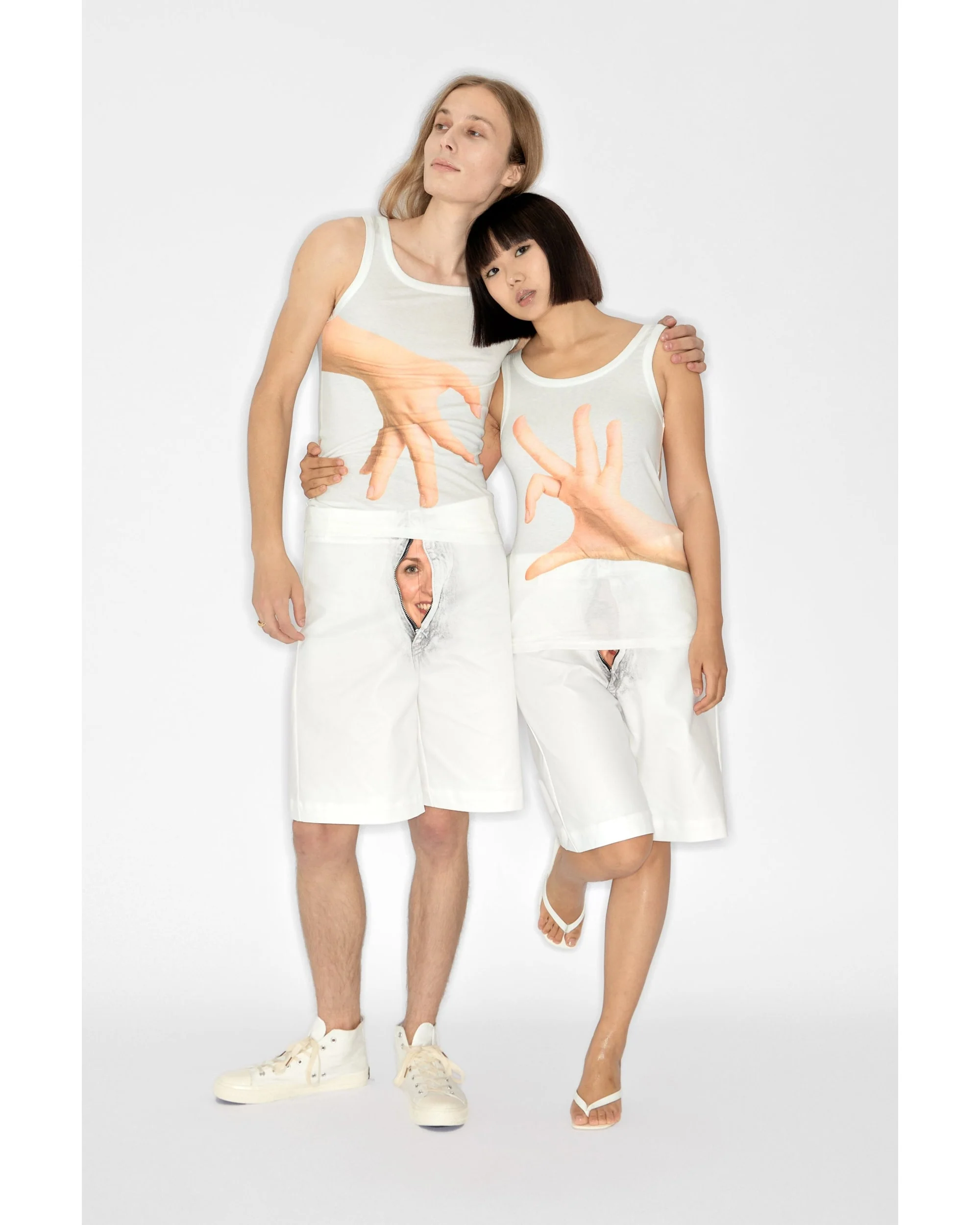 Pale Heart Hands Tank Top - Image 6