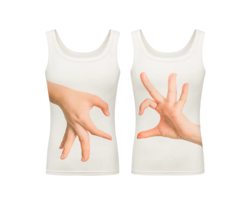 Pale Heart Hands Tank Top - Image 9