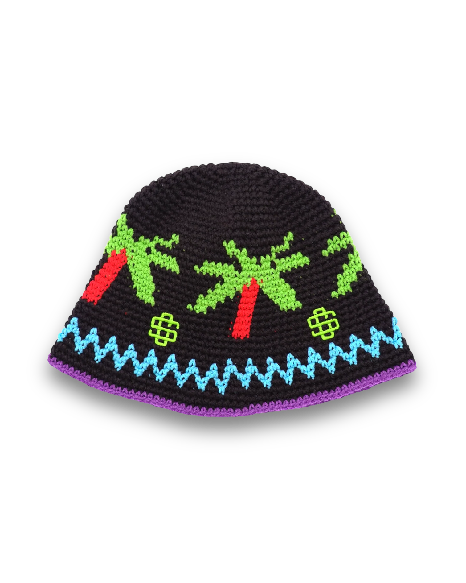 Palm crochet hat