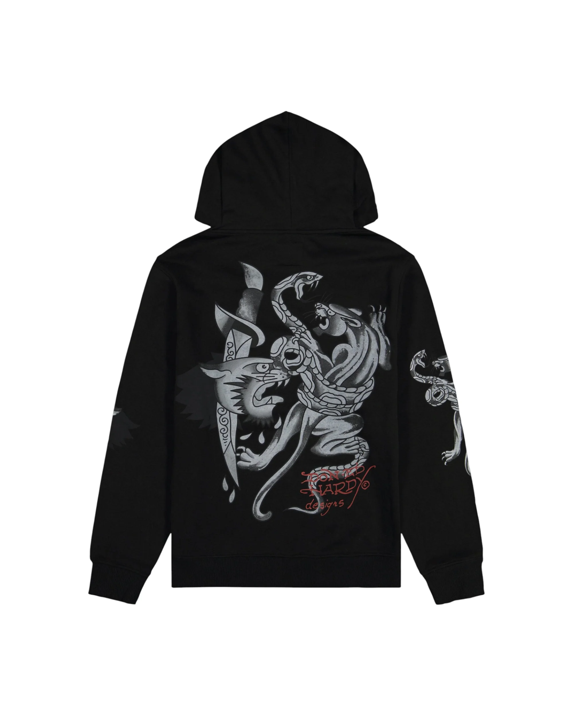 Panther Fleece Zip Front Hoodie - Image 2