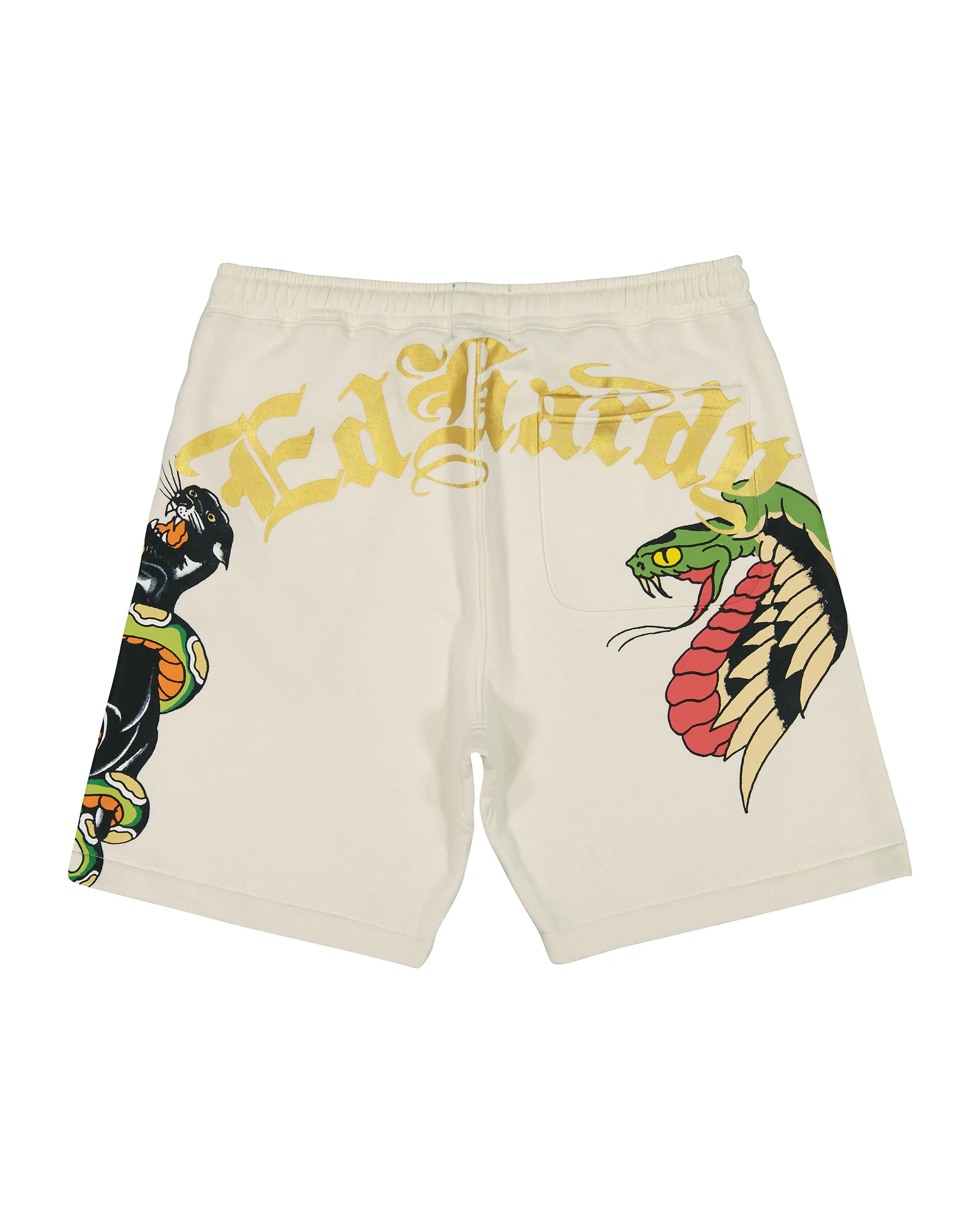 Panther Skull Fleece Short - Image 2