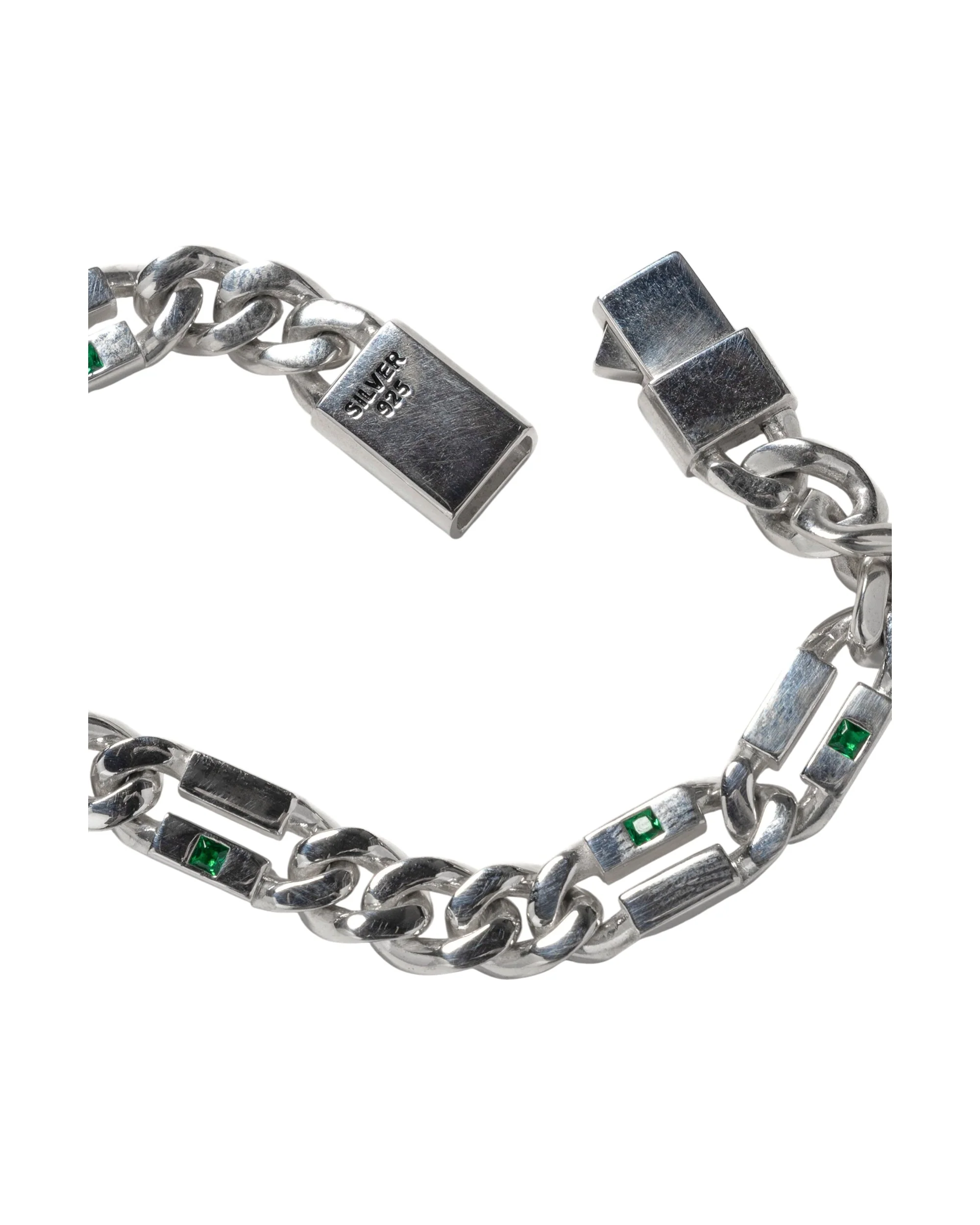Paradiso Bracelet (Silver 925/Emerald) - Image 2