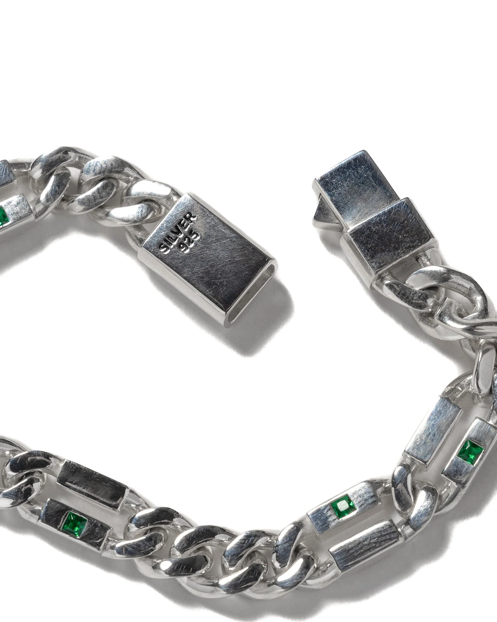 Paradiso Bracelet (Silver 925/Emerald) - Image 6