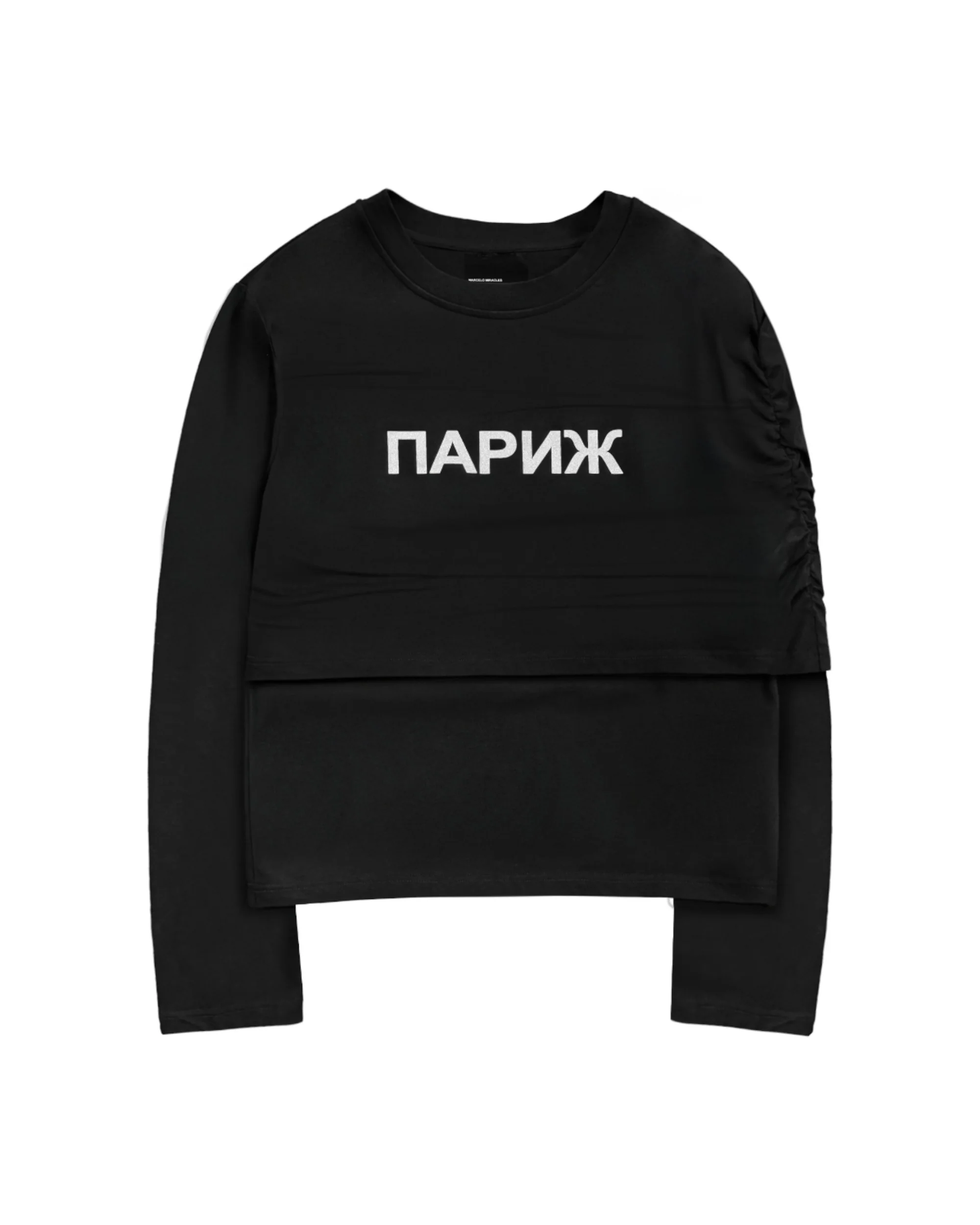 PARIS LONGSLEEVE in BLACK