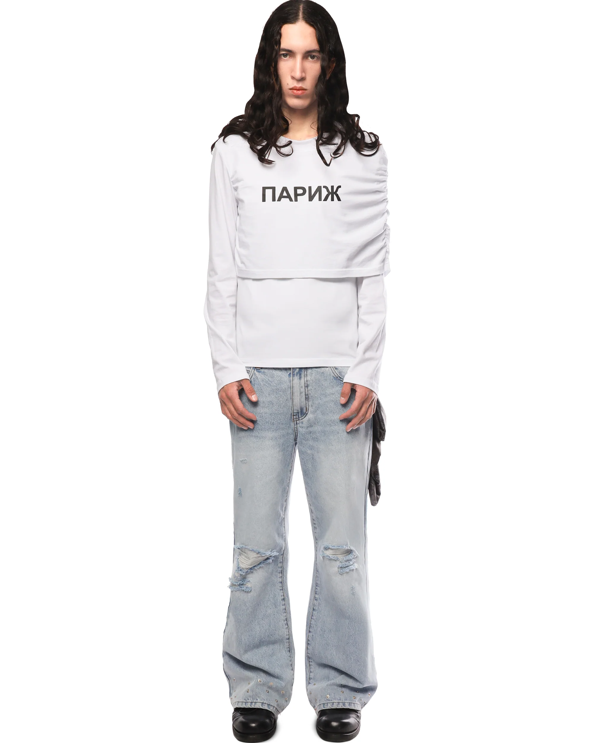 PARIS LONGSLEEVE in WHITE - Image 4