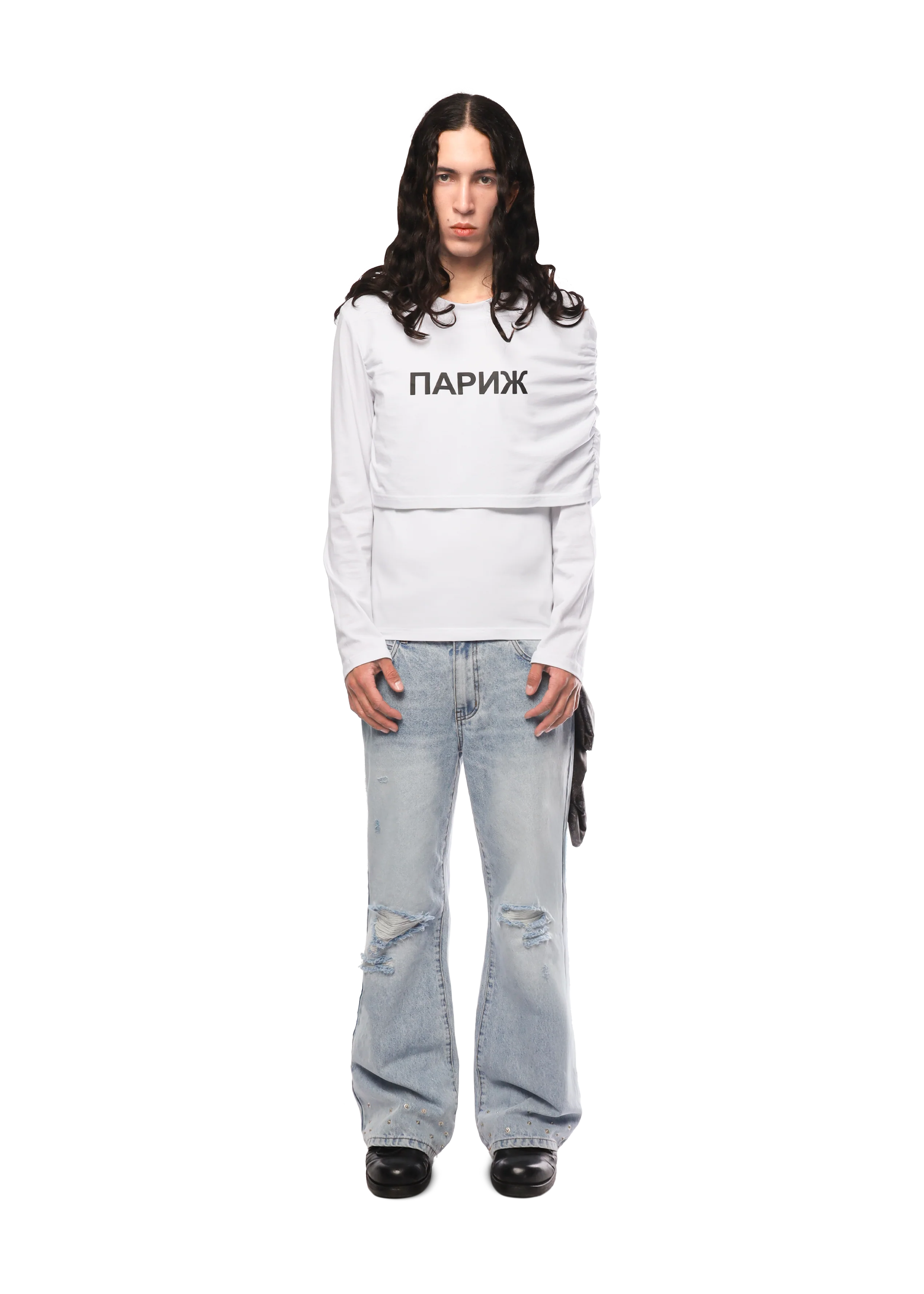 PARIS LONGSLEEVE in WHITE - Image 8