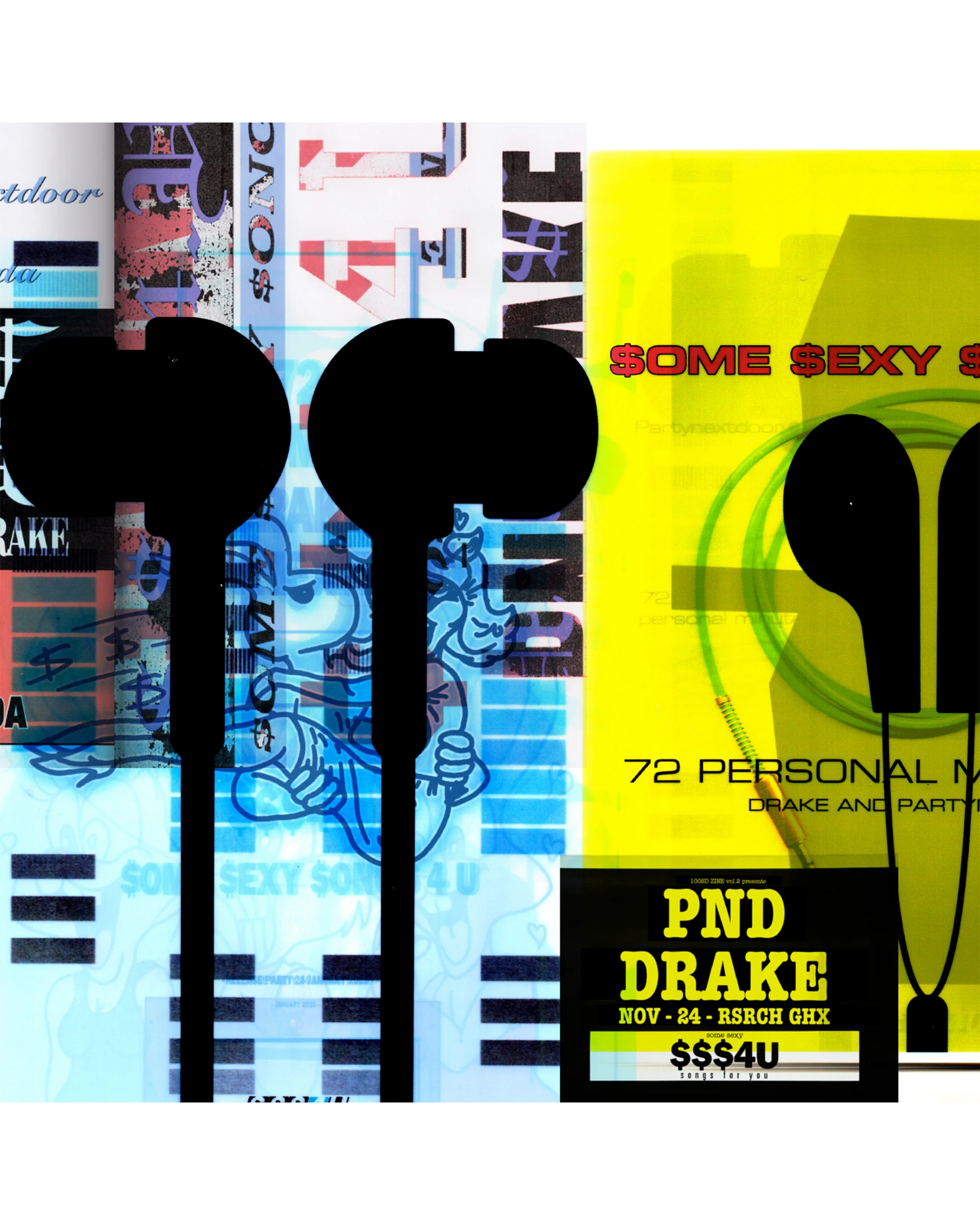 PARTYNEXTDOOR & Drake - $ome $exy $ongs 4 U - LP (Translucent Red) - Image 17