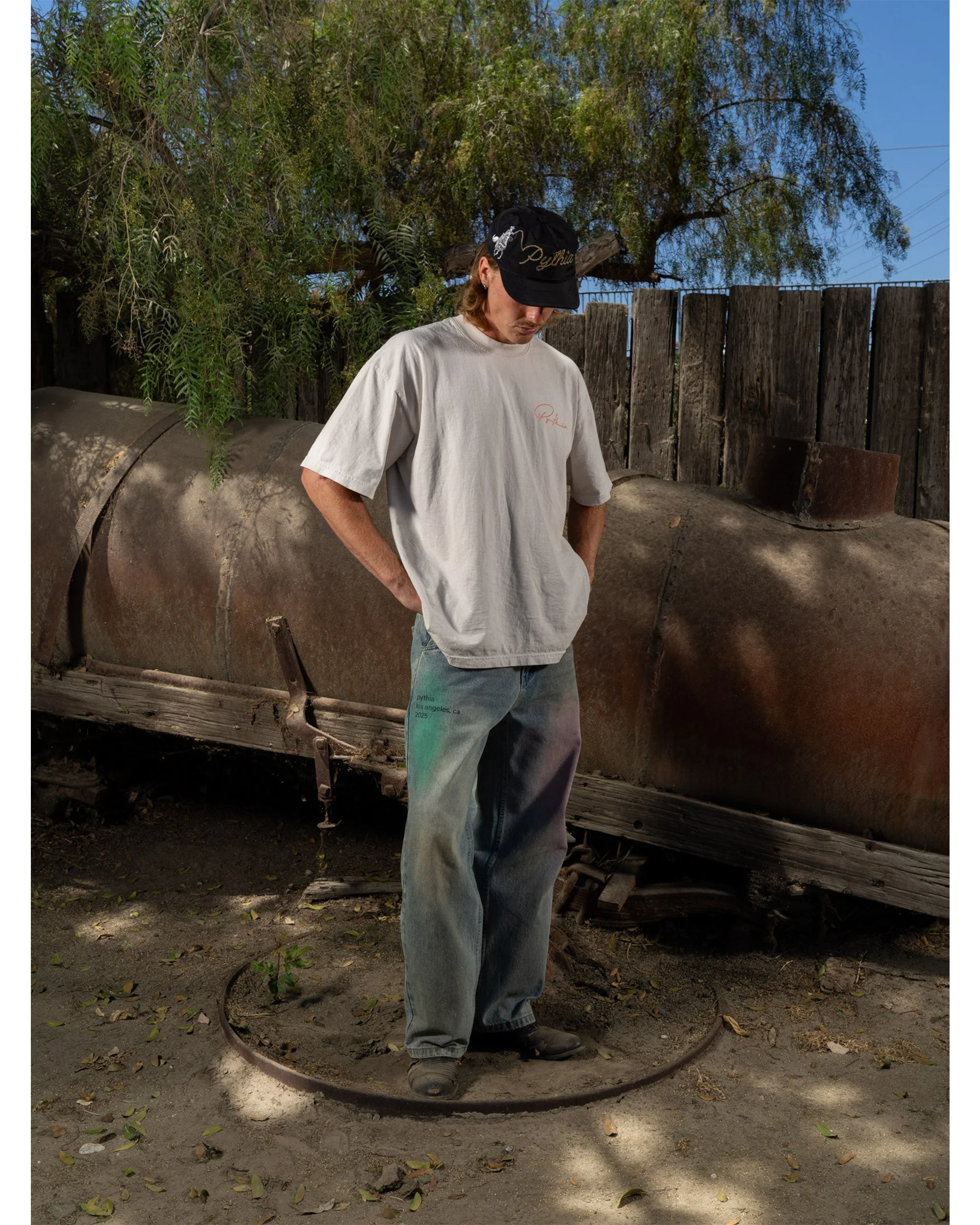 PASTEL BAGGY DENIM JEANS - Image 4