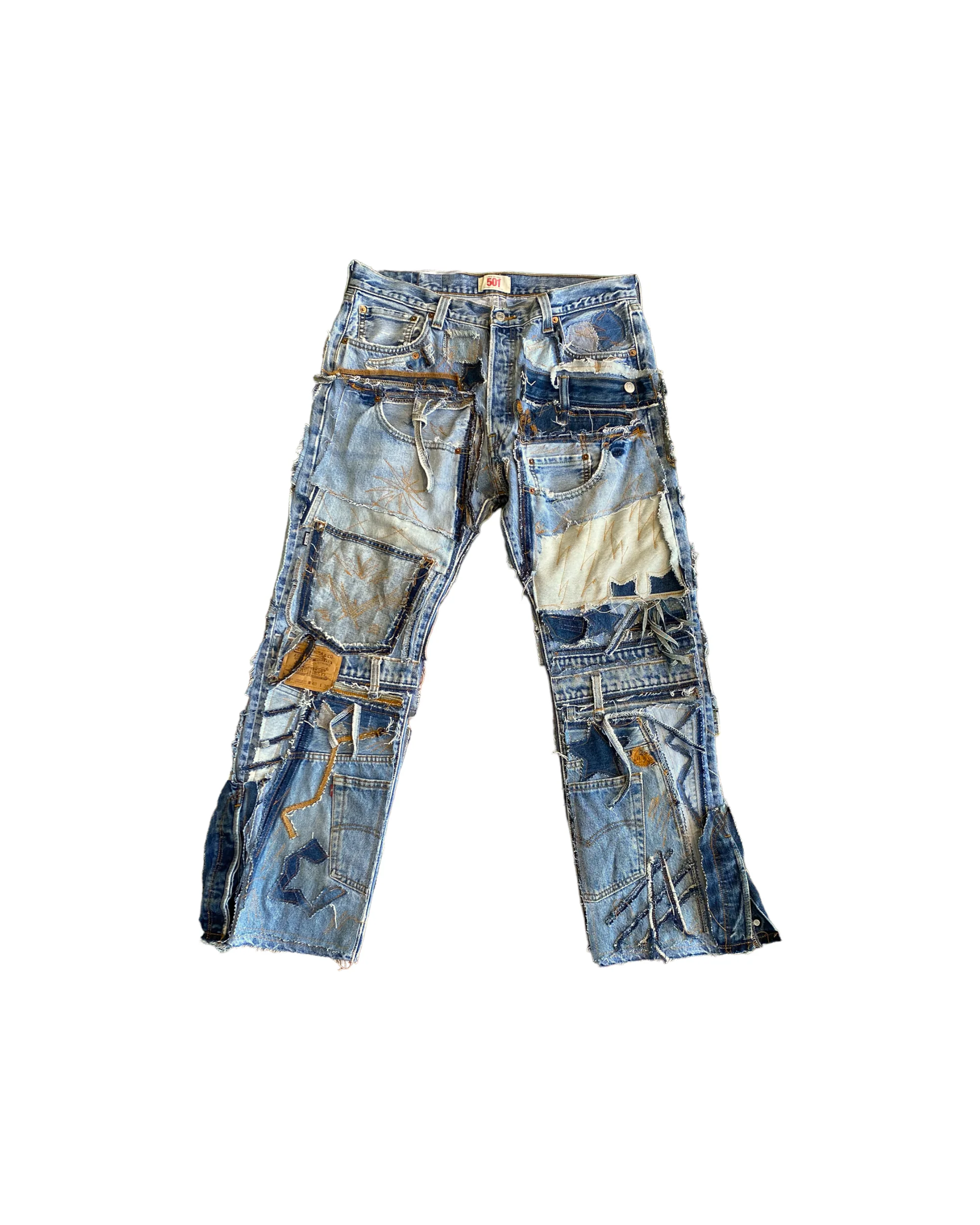 Patchwork Detail Denim // RANDOM SELECTION