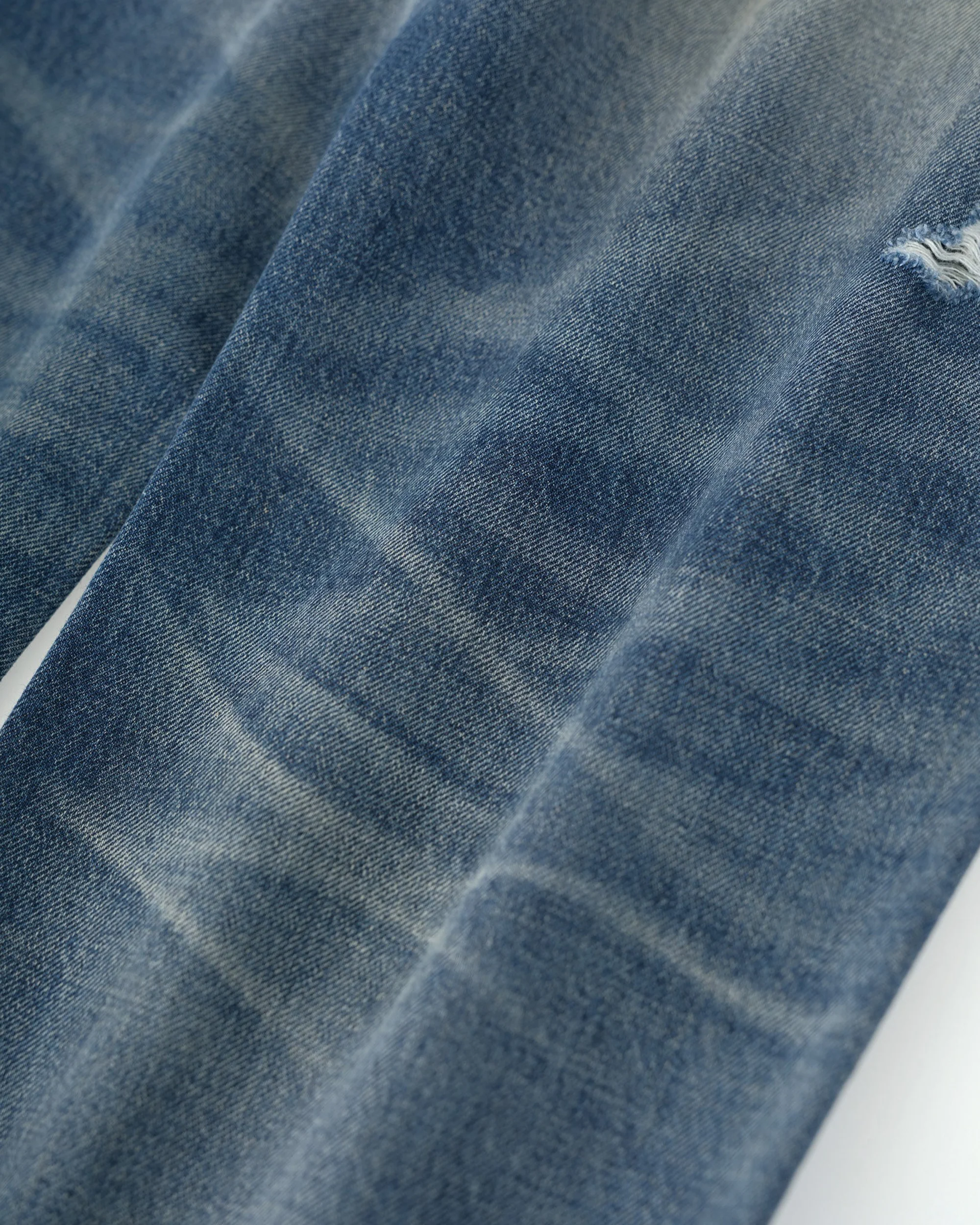 Patchwork Fade Denim Pants - Image 13