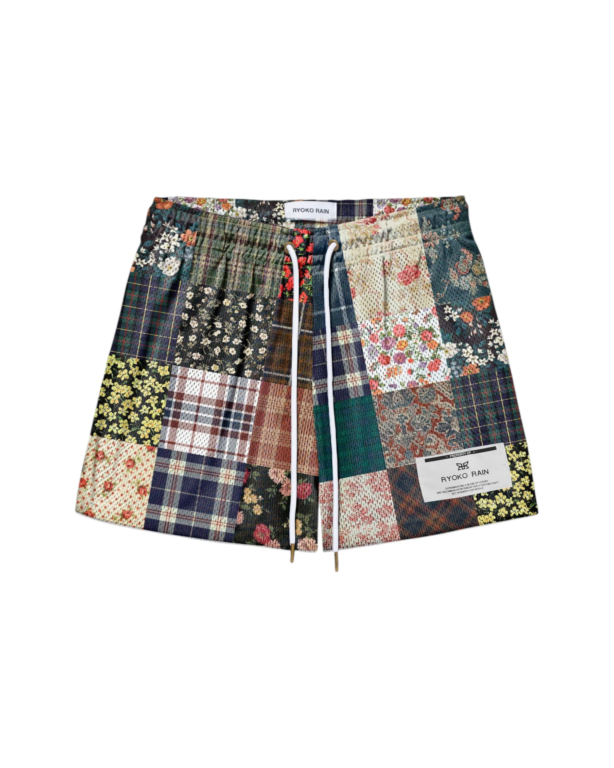 PATCHWORK QUILT SHORTS