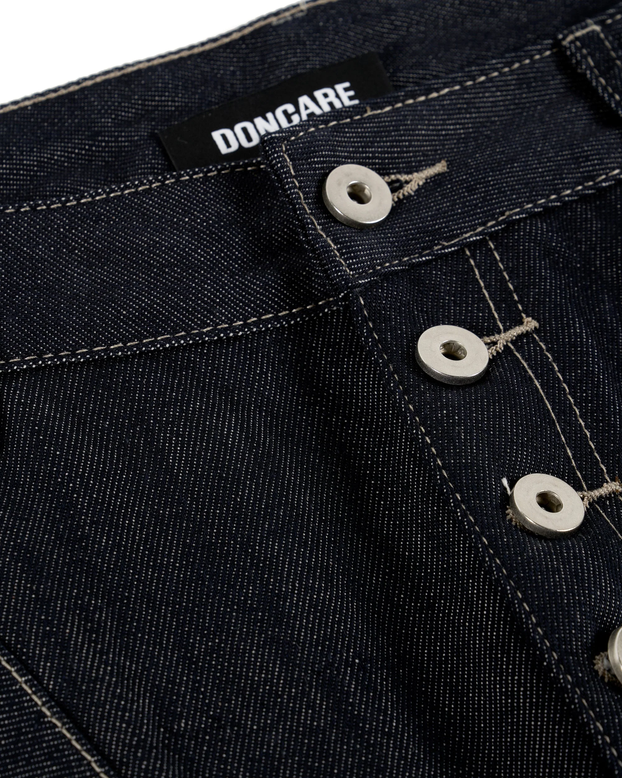 PATCHWORK RAW DENIM JEANS - Image 20