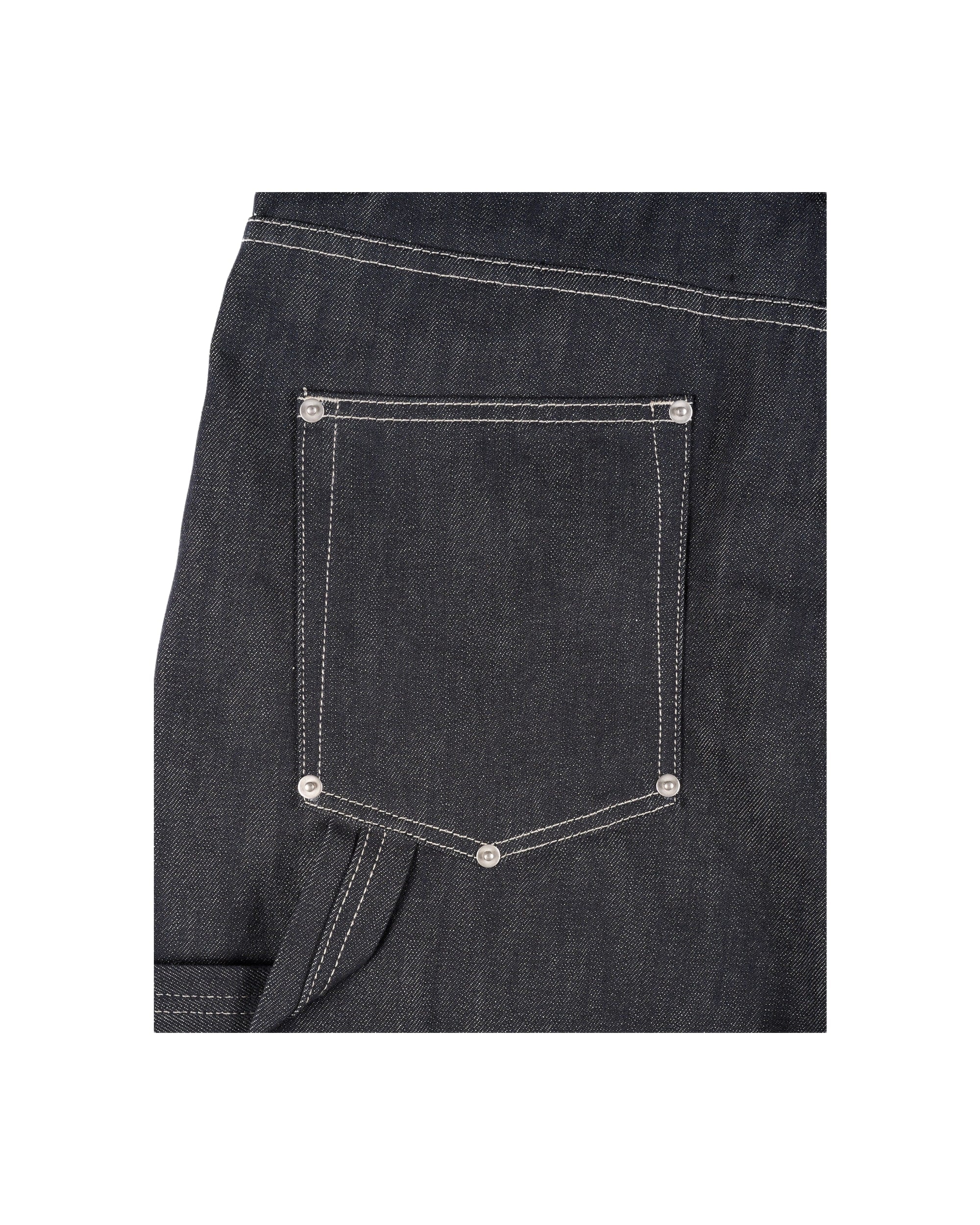 PATCHWORK RAW DENIM JEANS - Image 5