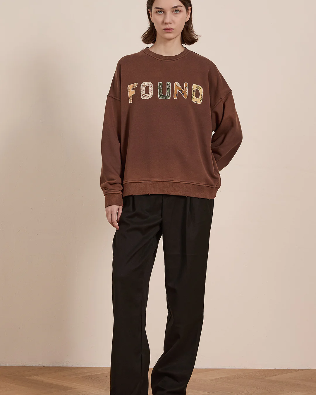 Patterned Logo Crewneck - Image 9