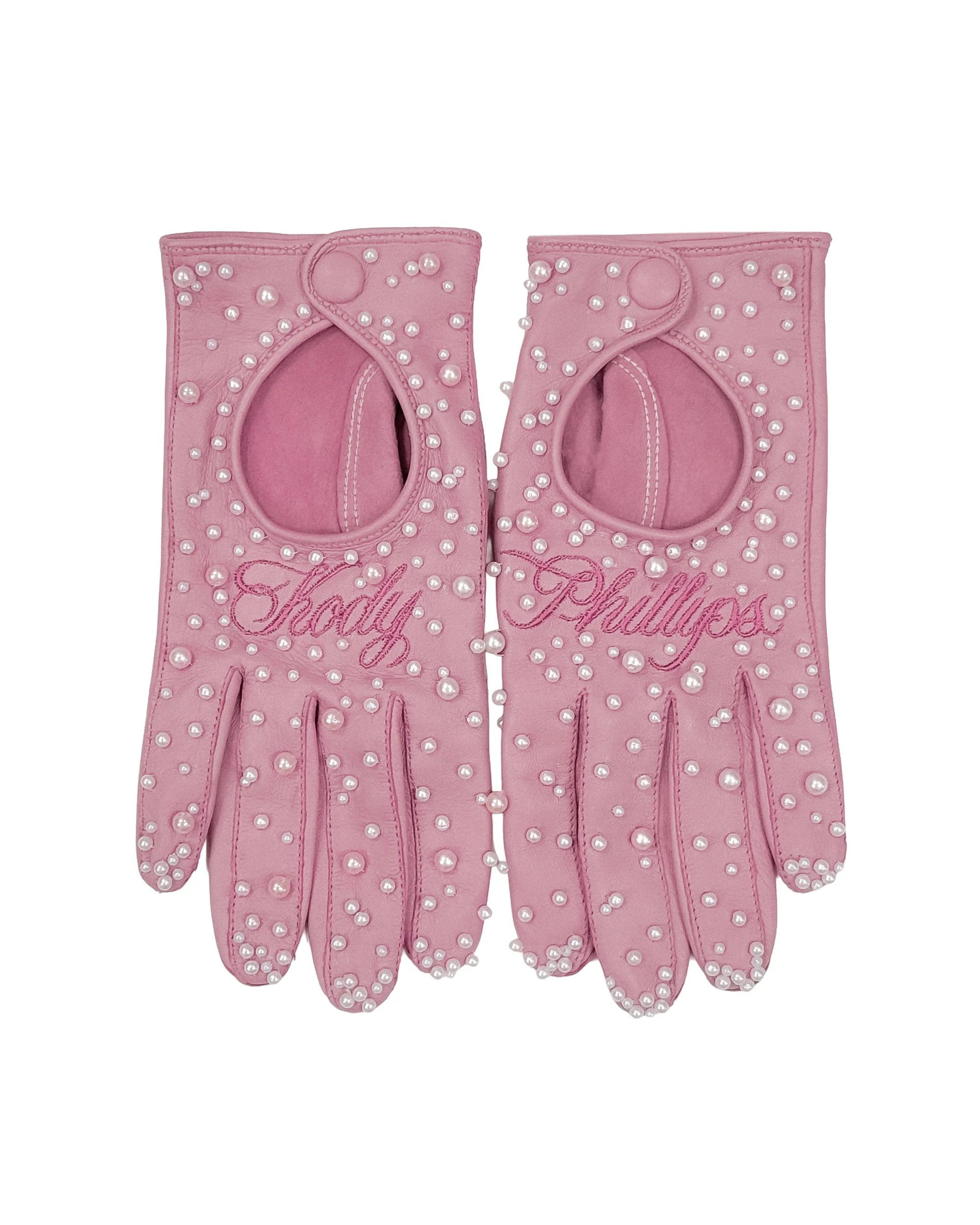 Pearl Gloves - Rose