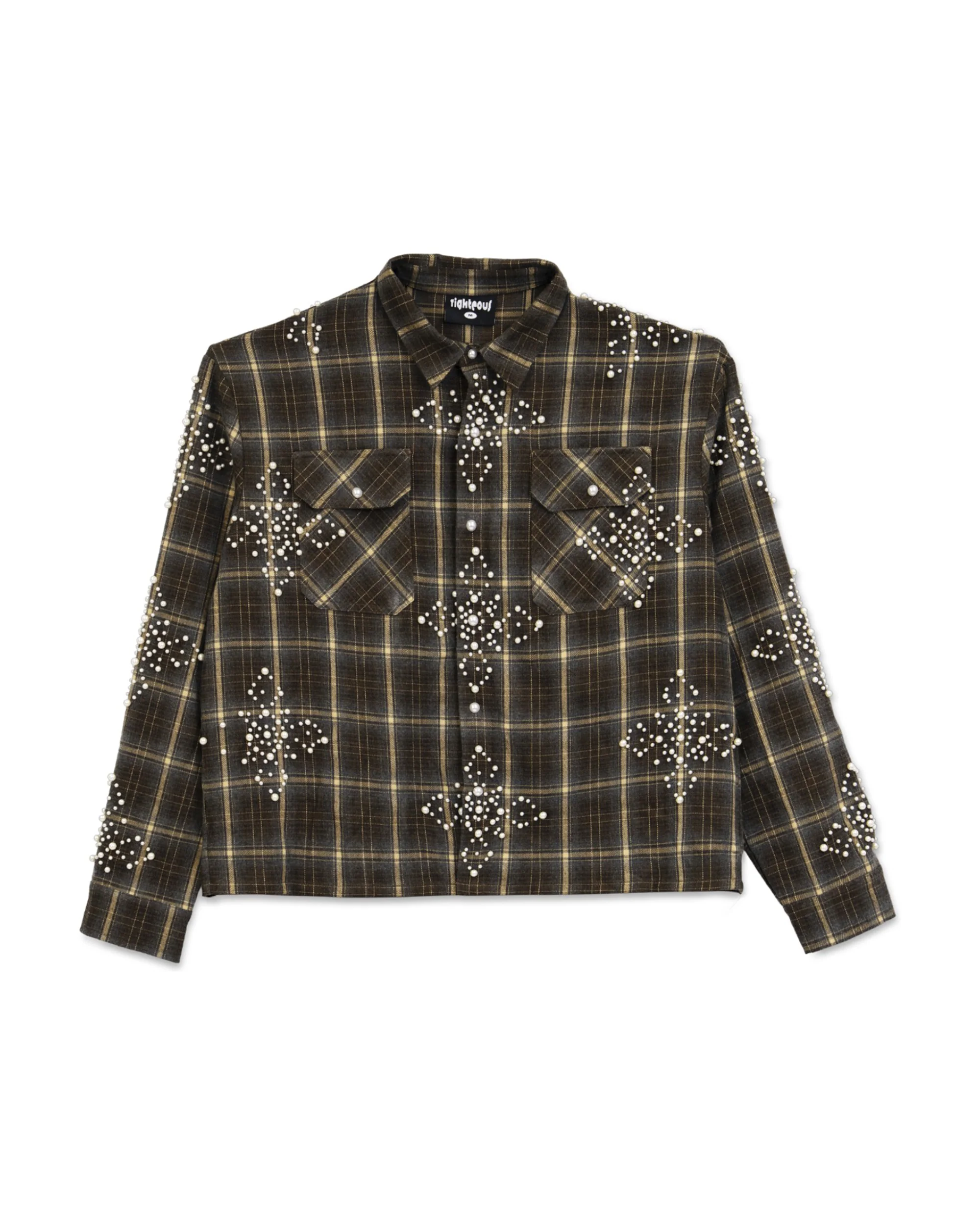 Pearl Logo Flannel (Mocha)