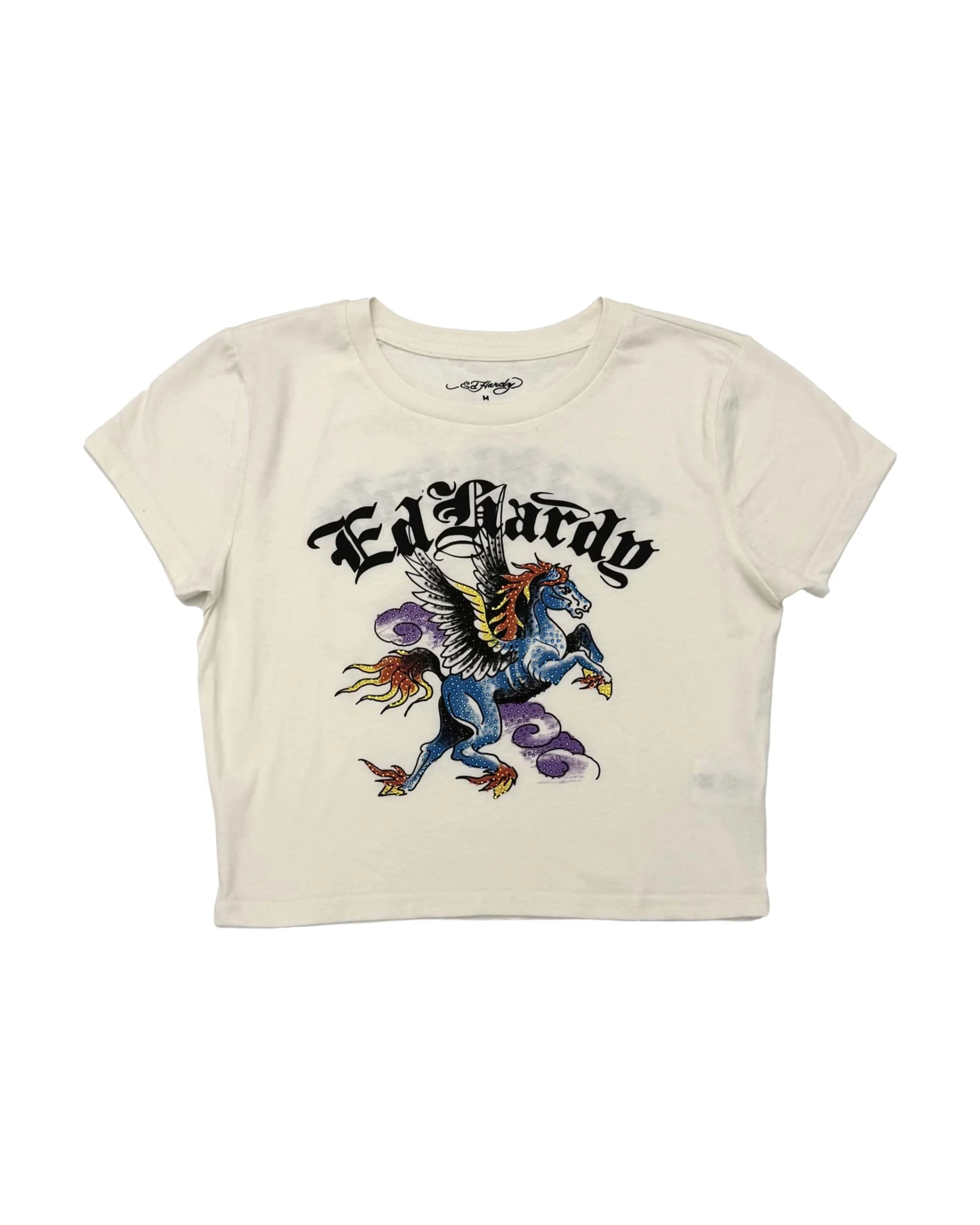 Pegasus Rhinestone Baby Tee