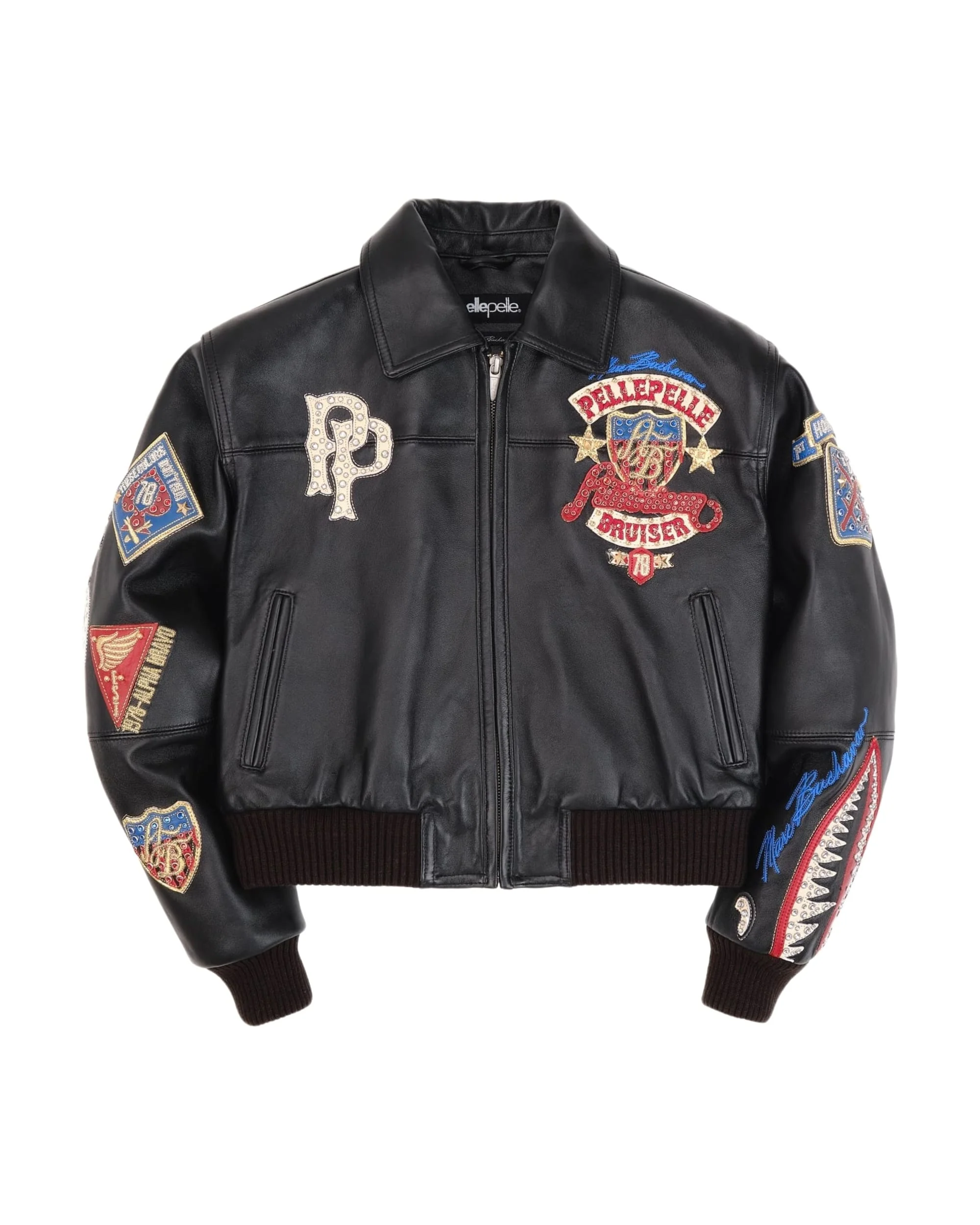 Pelle Pelle American Bruiser Plush Womens Crop Jacket