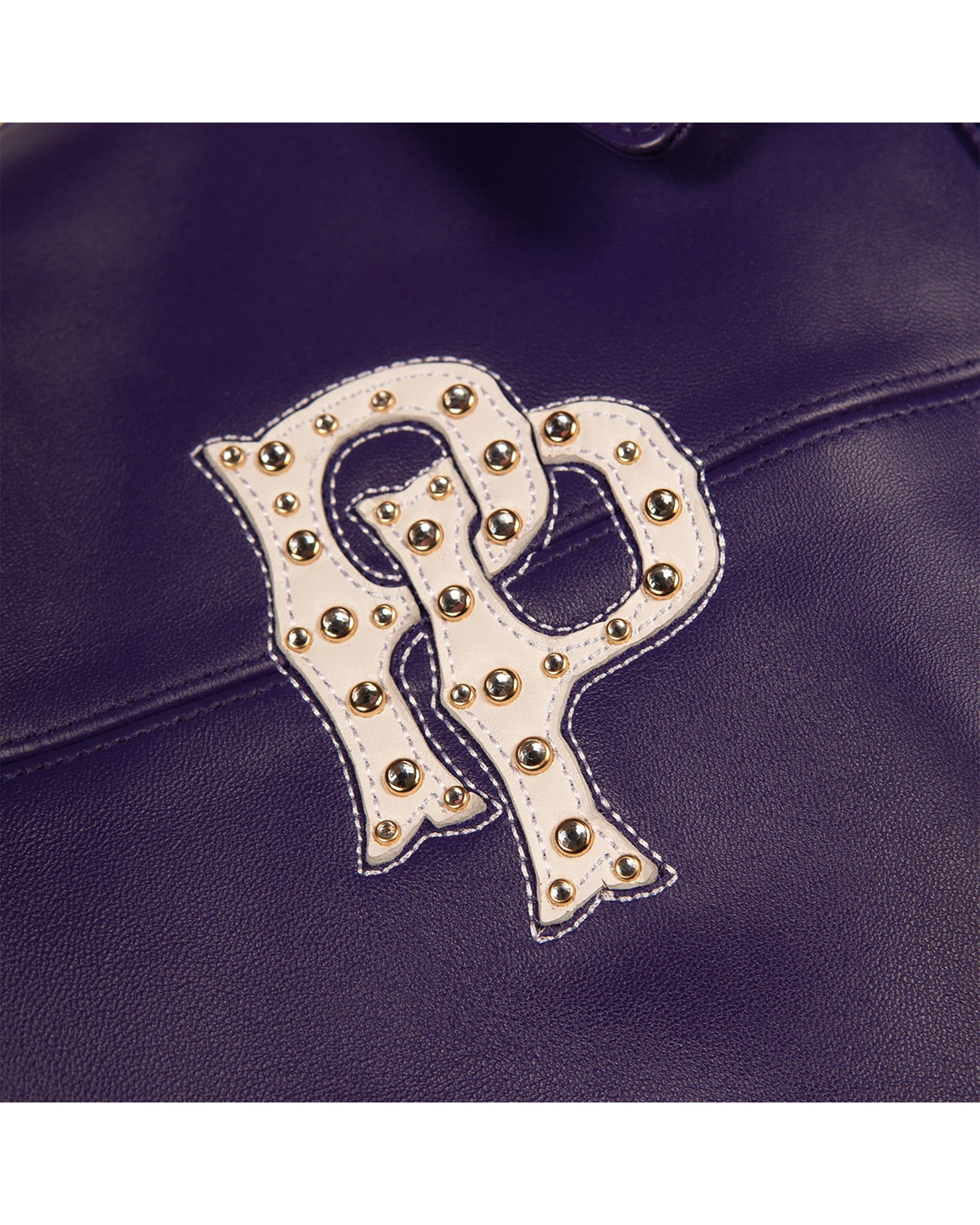 American Bruiser Plush Womens Crop Jacket - Purple - Image 5