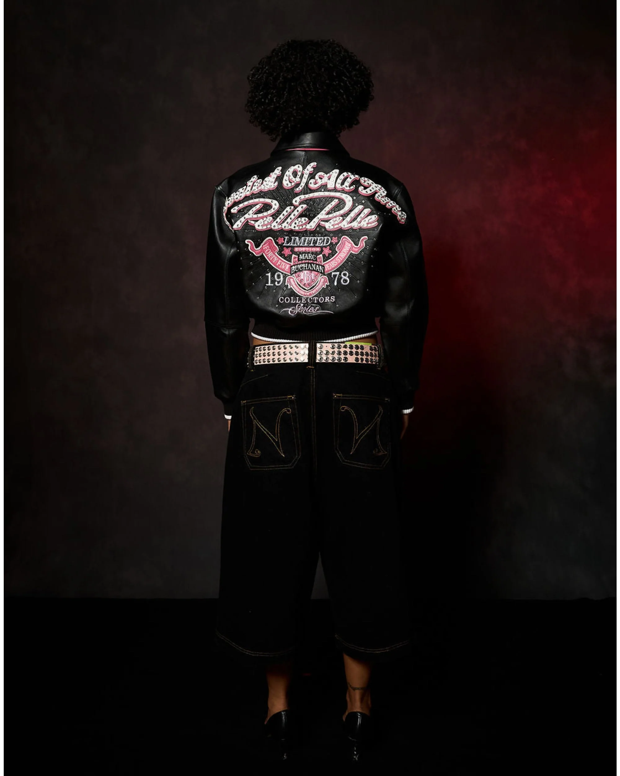 PELLE PELLE GREATEST OF ALL TIME WOMENS CROP JACKET - Image 10