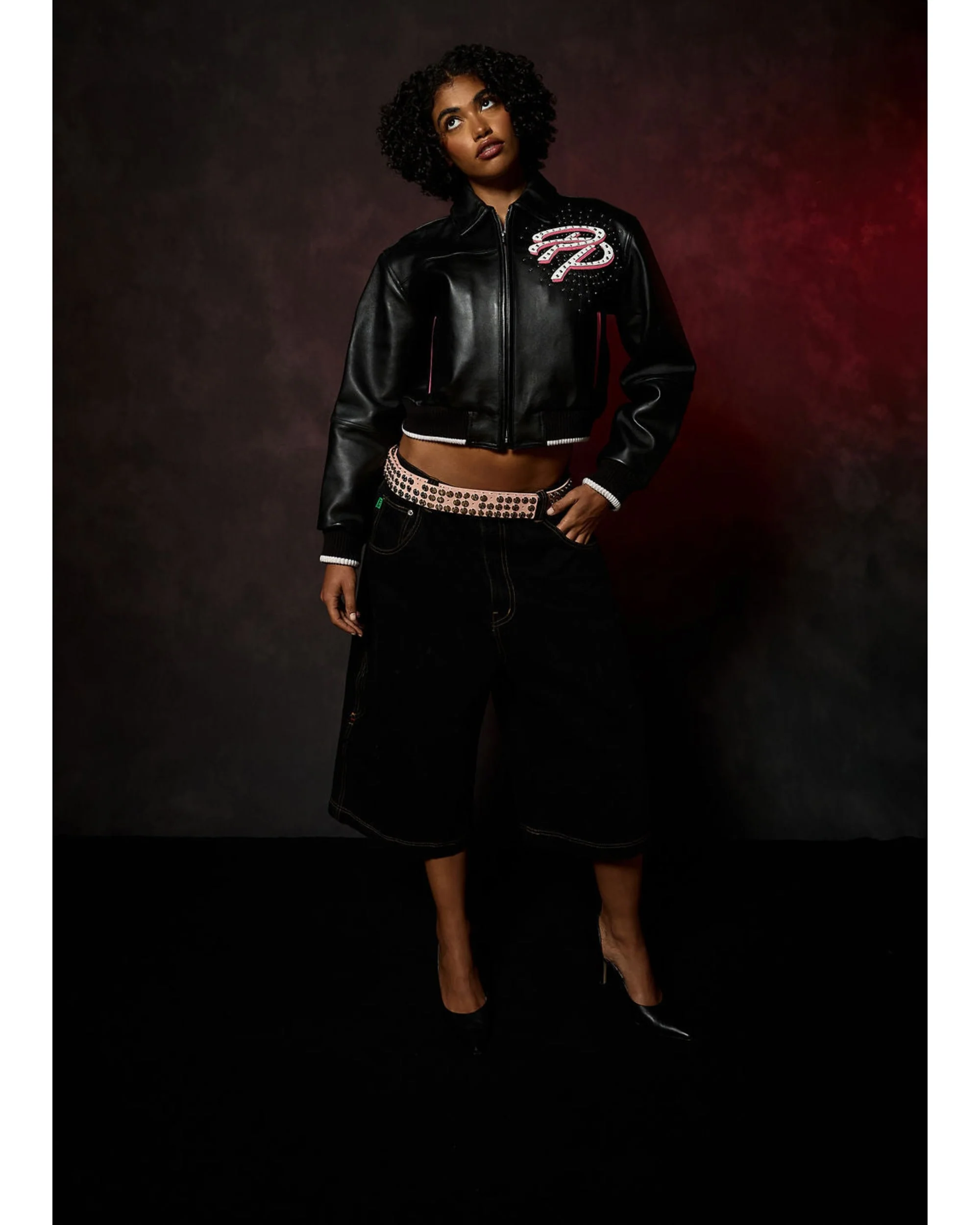 PELLE PELLE GREATEST OF ALL TIME WOMENS CROP JACKET - Image 7