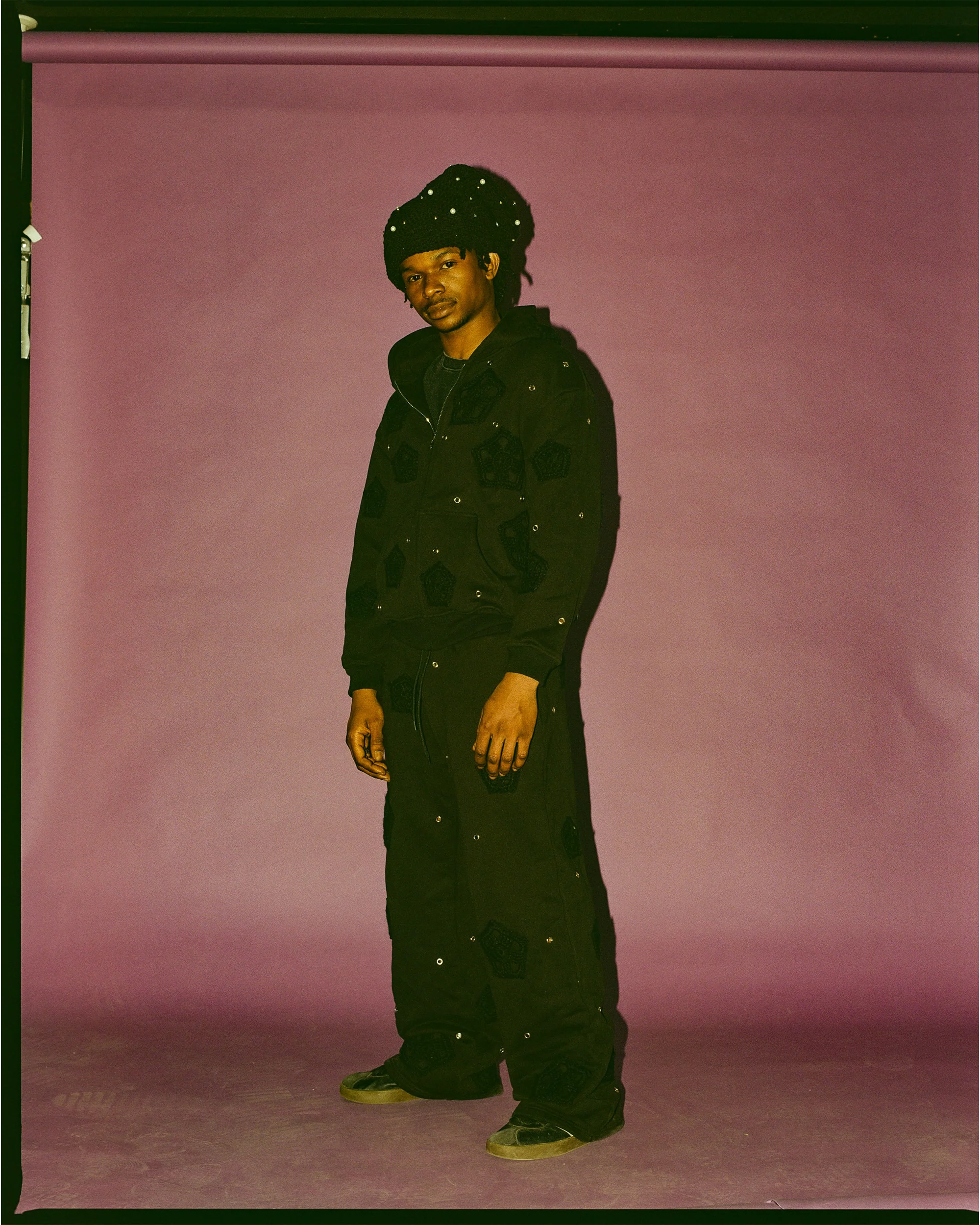 Phantom Patch Crochet Sweatpants - Image 2