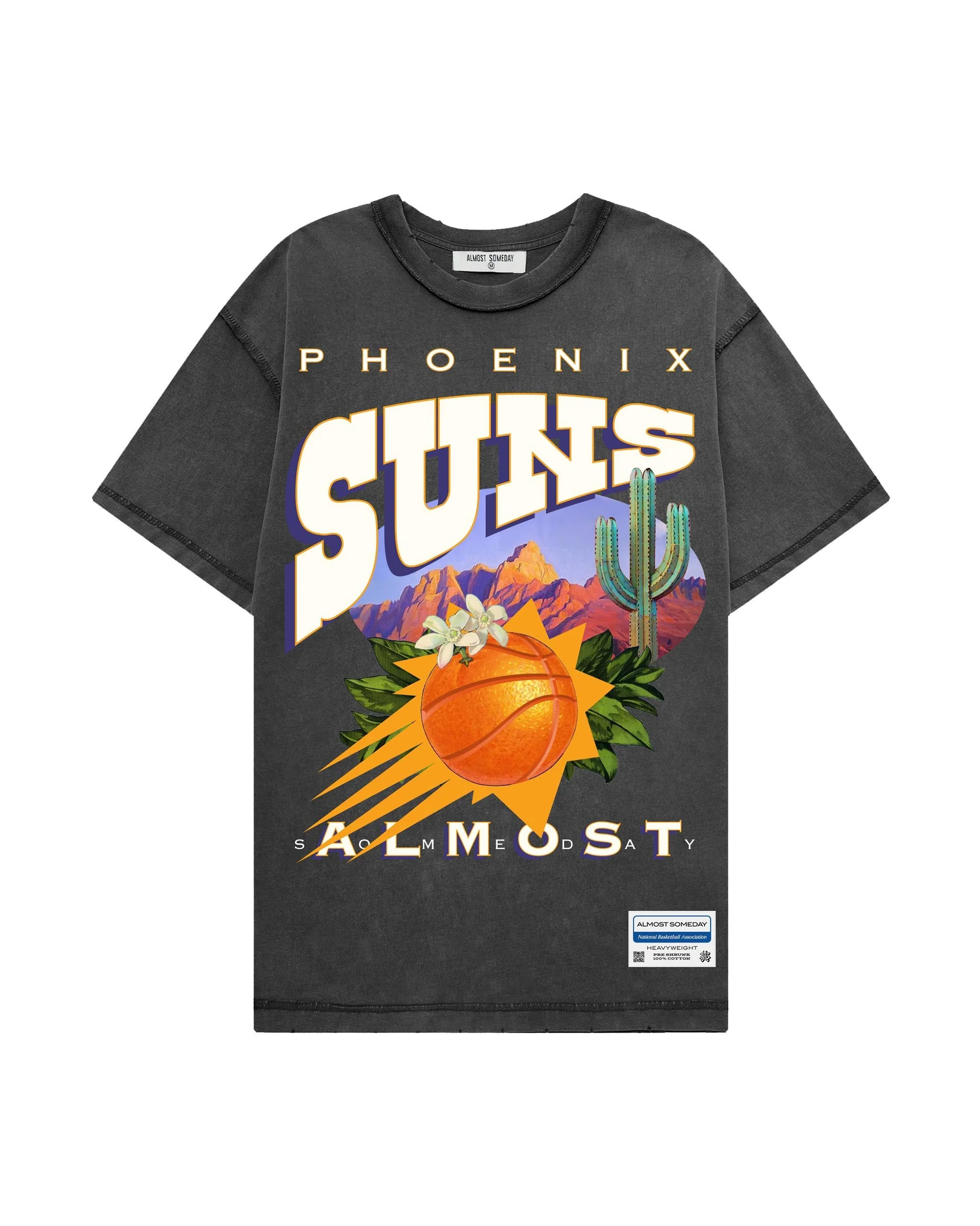 Phoenix Suns Tee (Vintage Black)