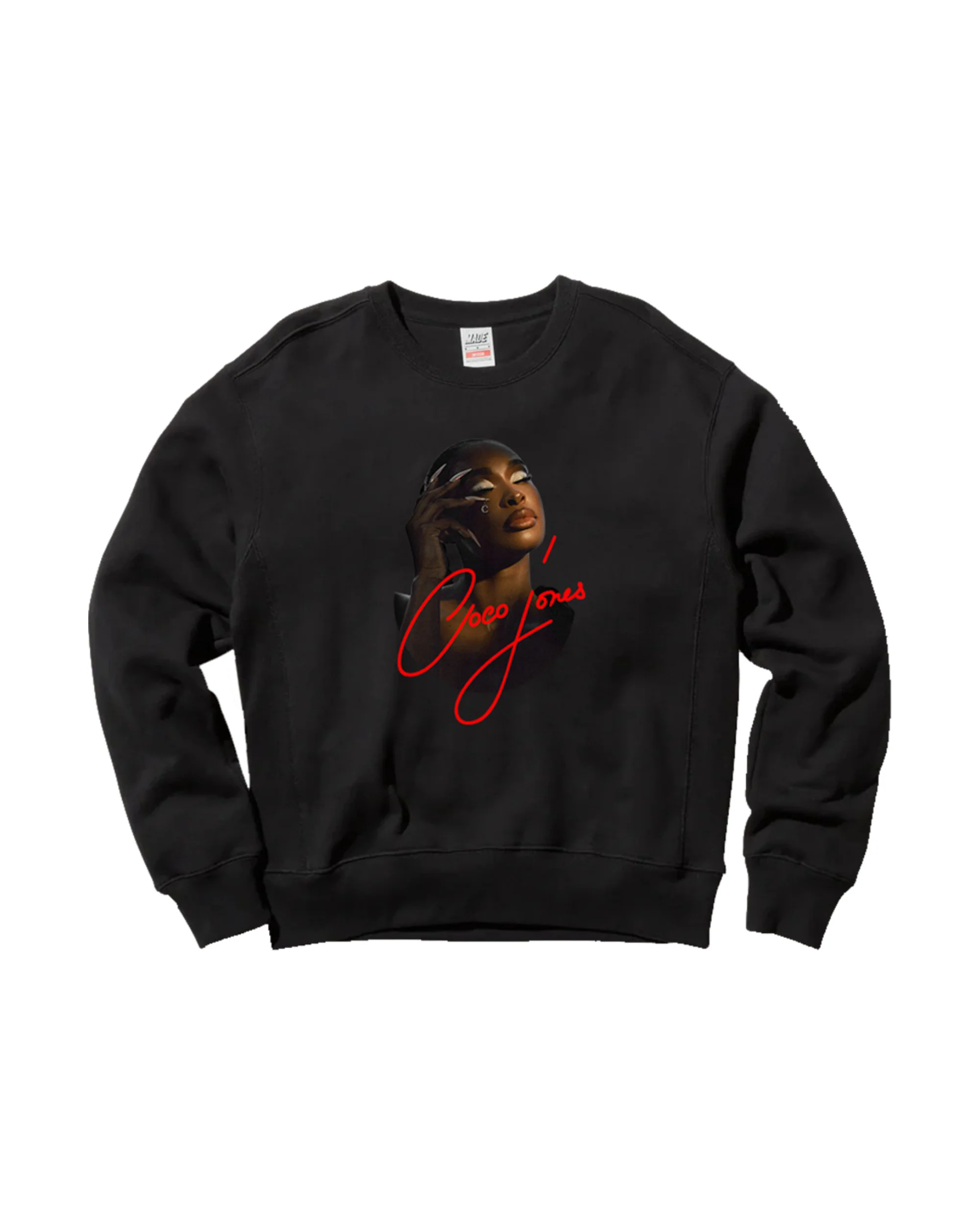 Photo Crewneck on Black
