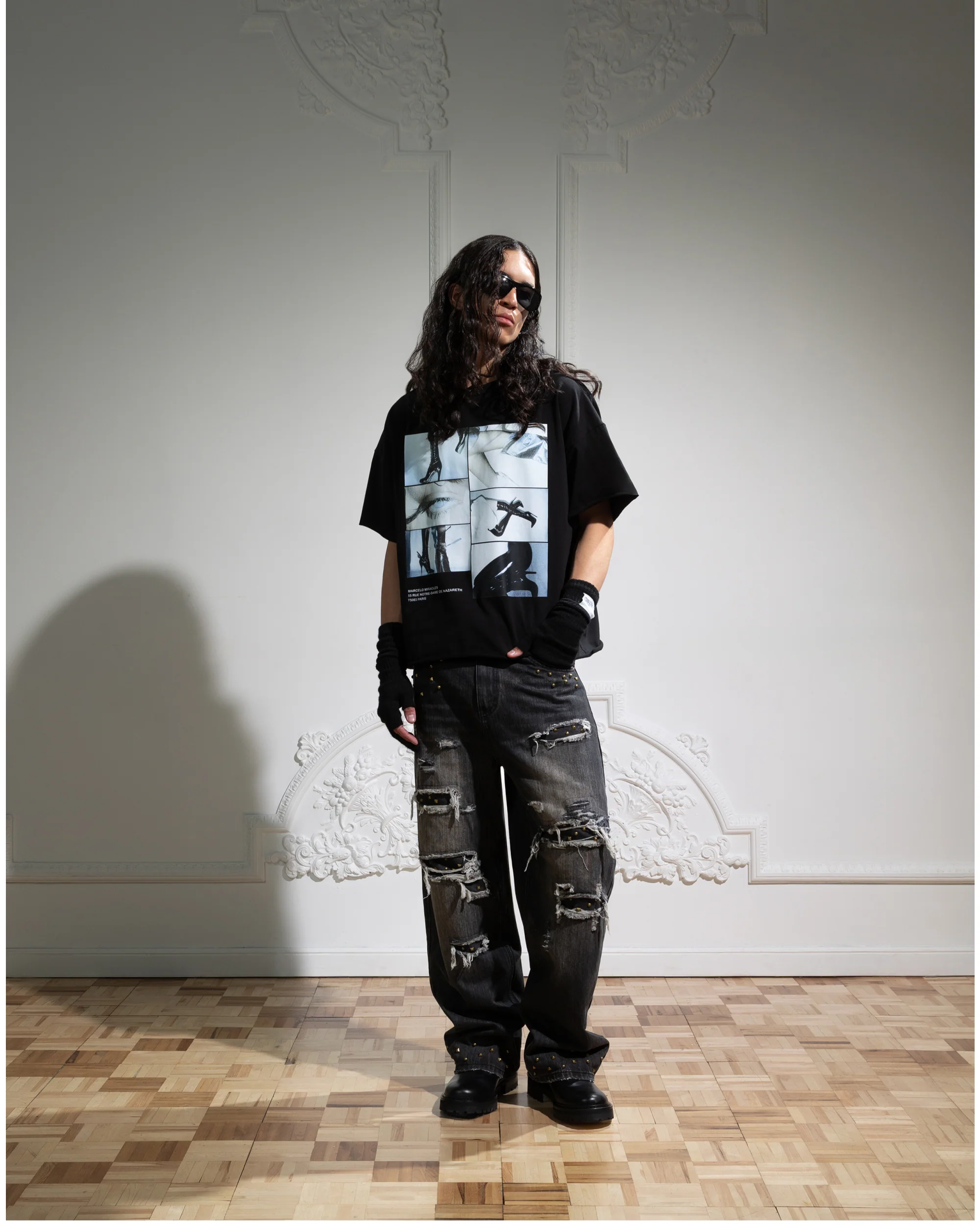 PHOTO T-SHIRT in BLACK - Image 2