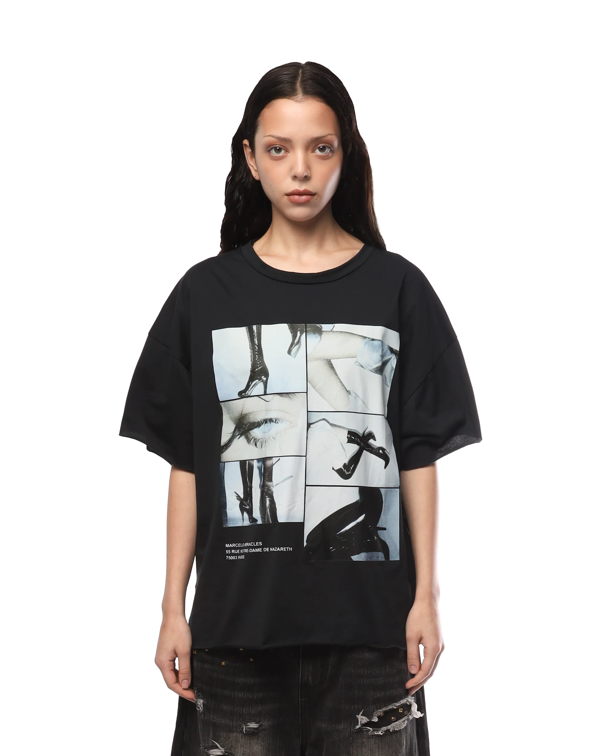 PHOTO T-SHIRT in BLACK - Image 3