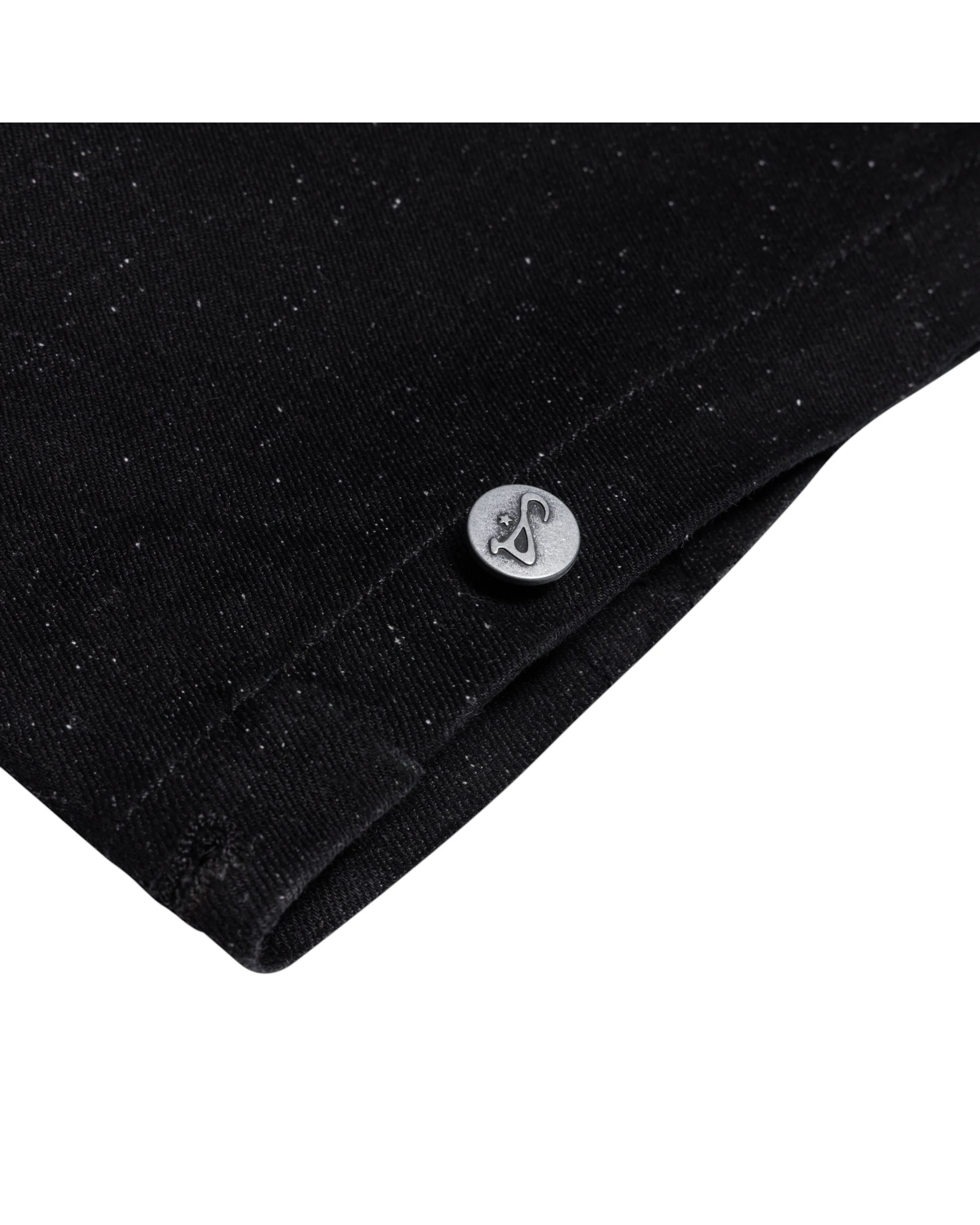 Pin Dot Black Triptych Japanese Denim - Image 7