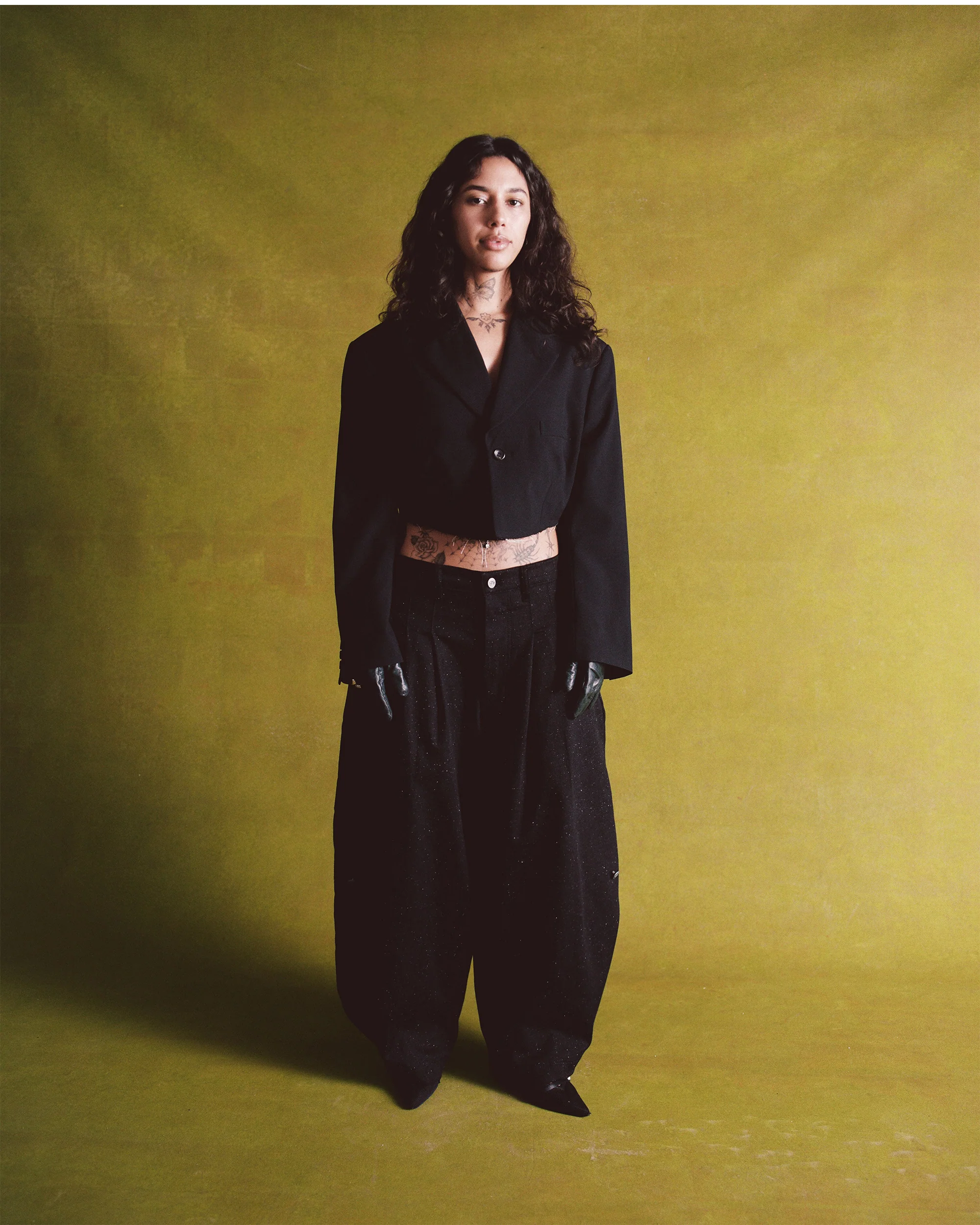 Pin Dot Black Triptych Japanese Denim - Image 9