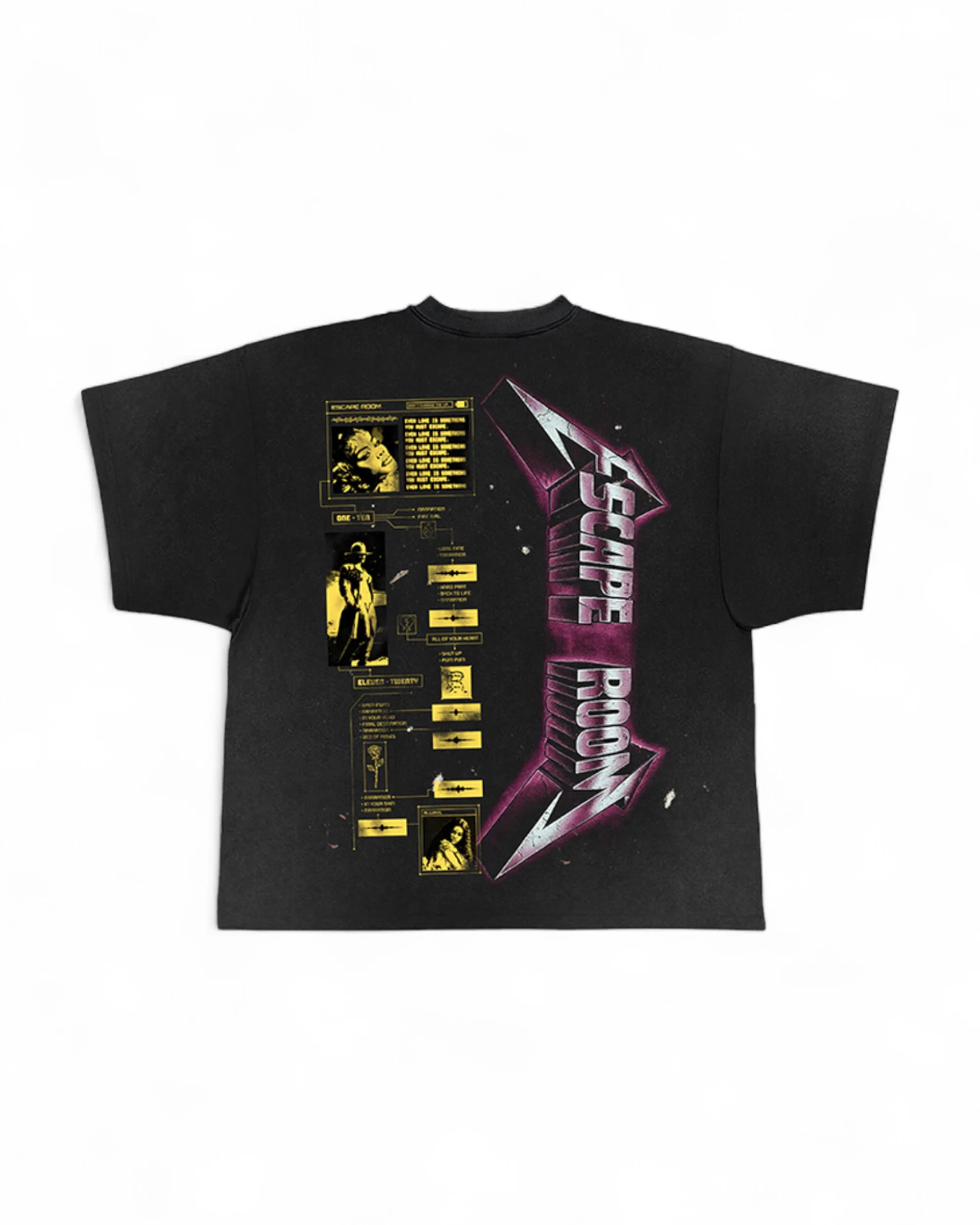 Pink Metal Tee In Potassium - Image 2