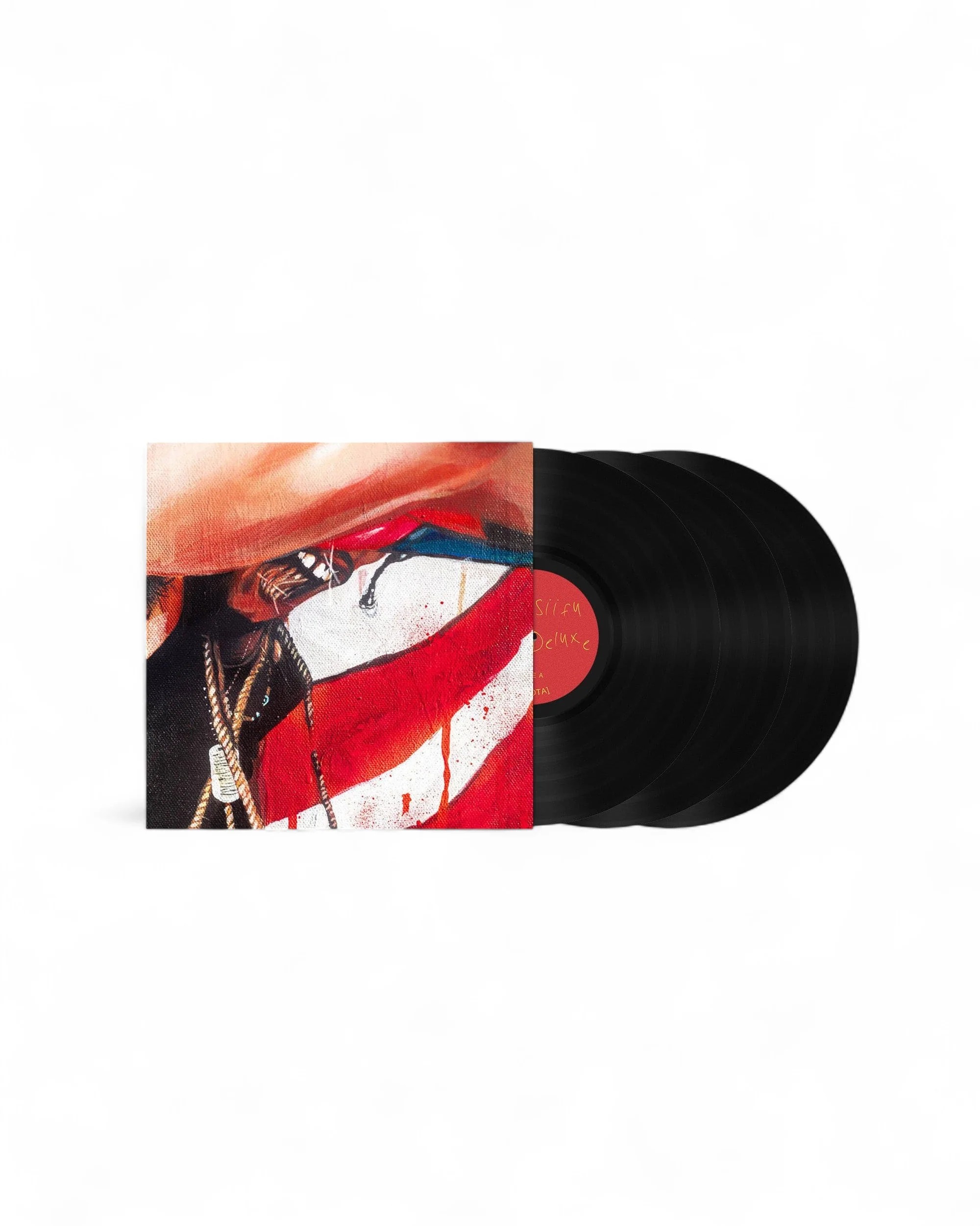 Pink Siifu - NEGRO DELUXE (3xLP - Red w/ Black Splatter Vinyl - Fat Beats Exclusive) - Image 2