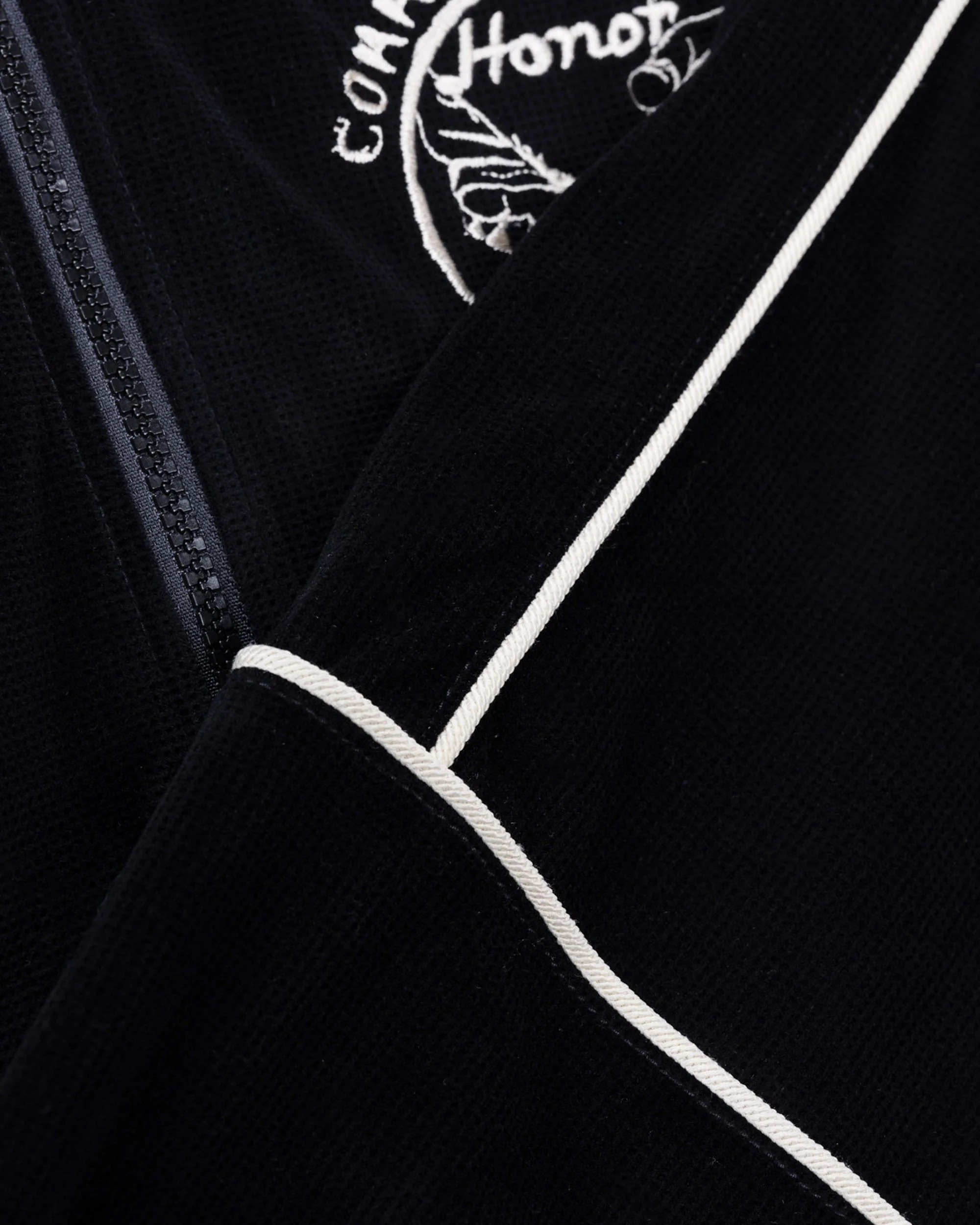 Piping Track Jacket - Black - Image 8