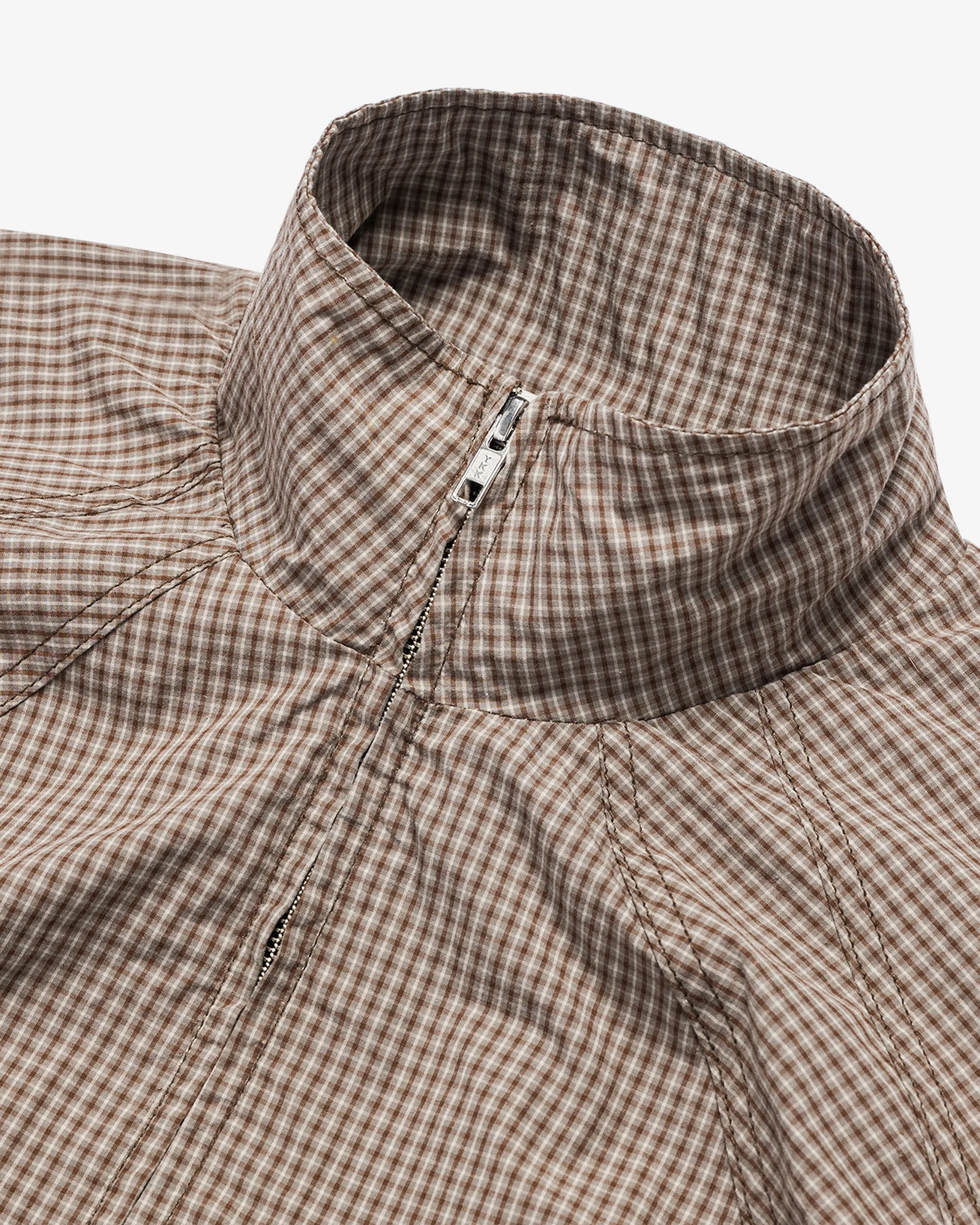 Plaid Double Zip Japanese Track Jacket - Image 17