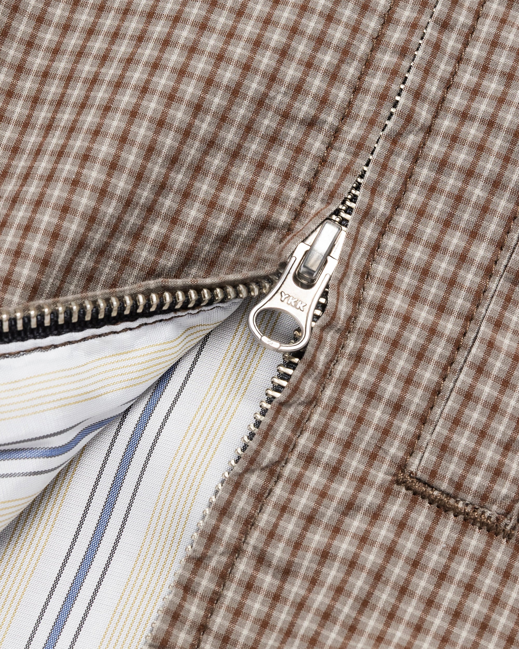 Plaid Double Zip Japanese Track Jacket - Image 19