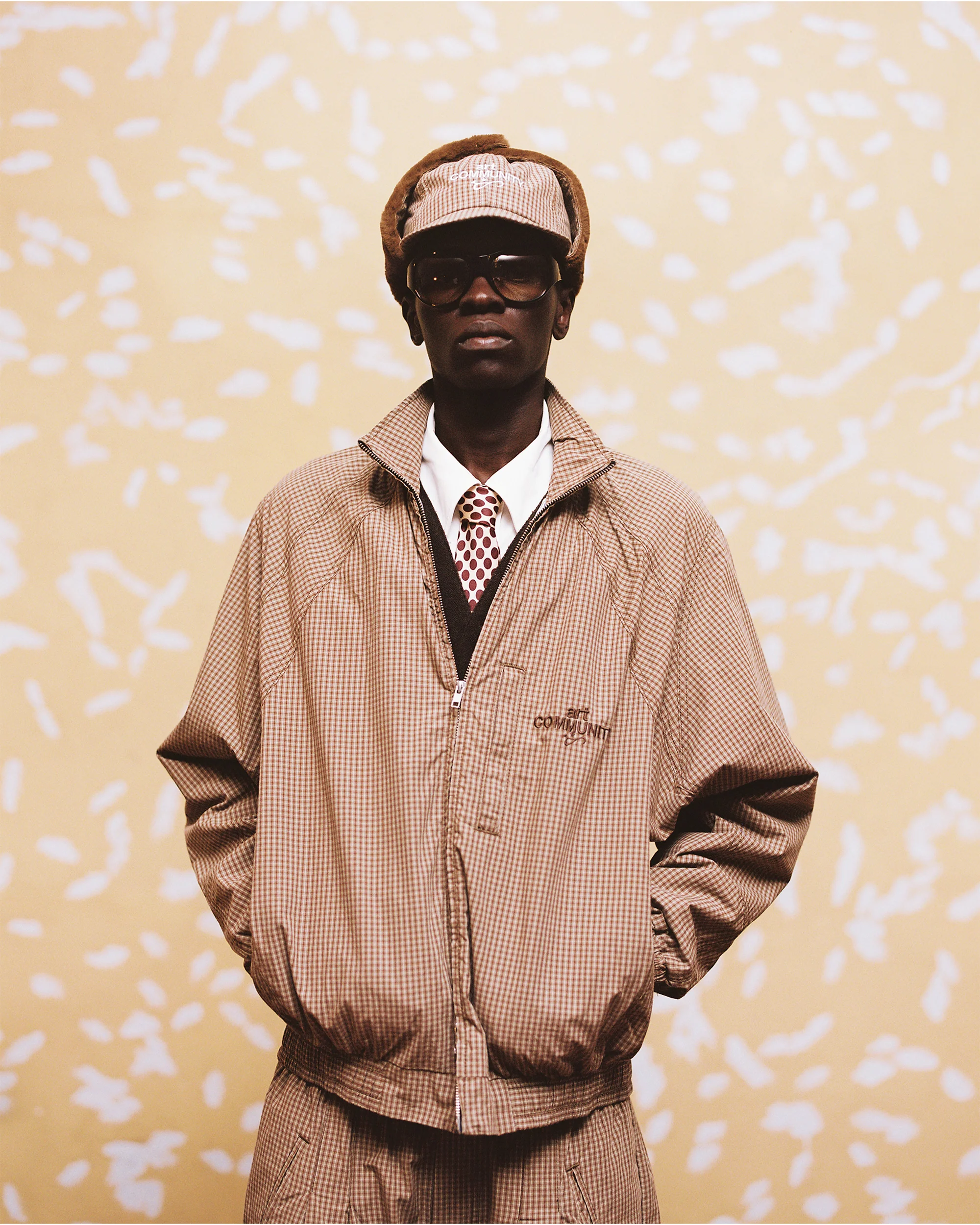 Plaid Double Zip Japanese Track Jacket - Image 6