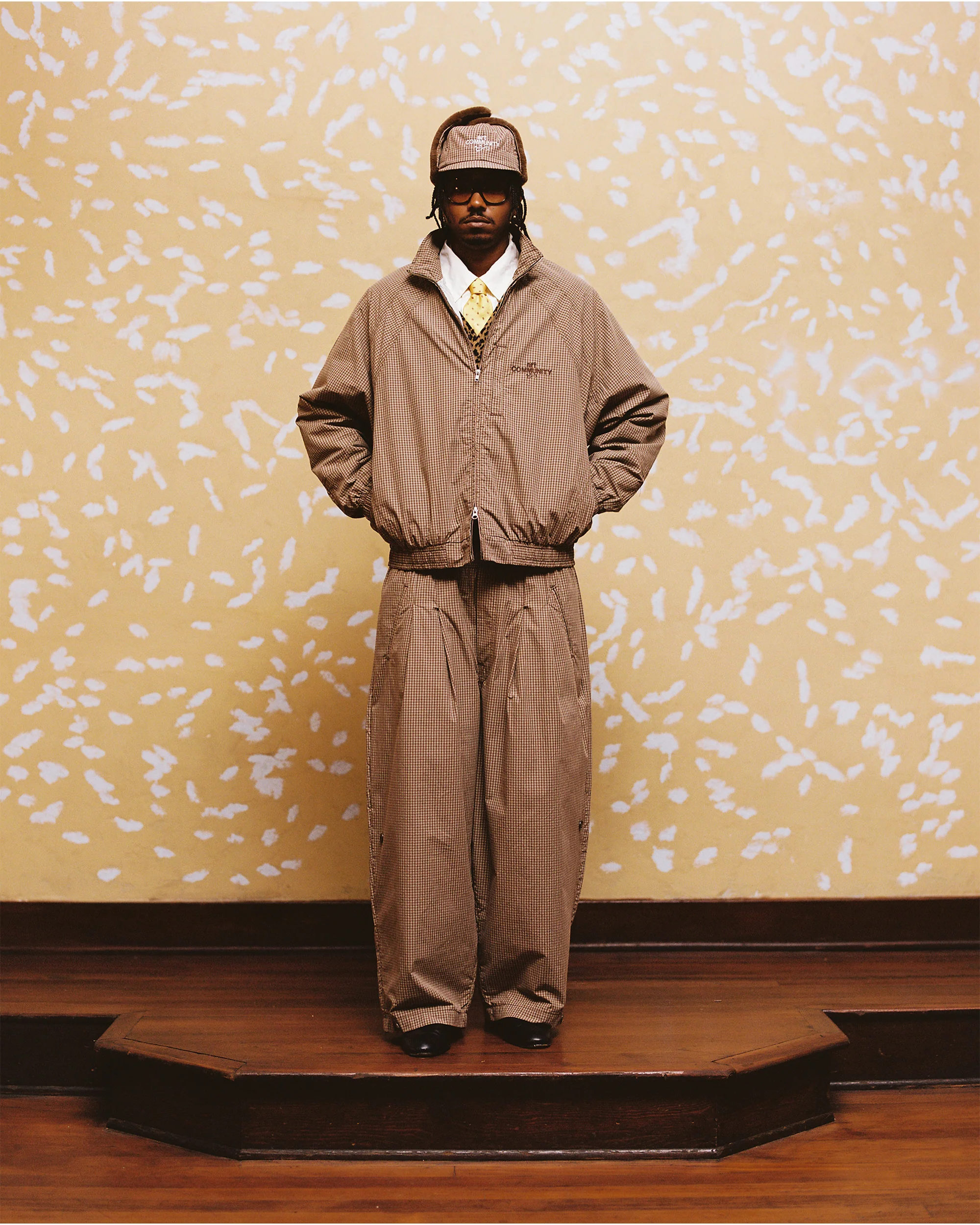 Plaid Japanese Triptych Track Pant - Image 7