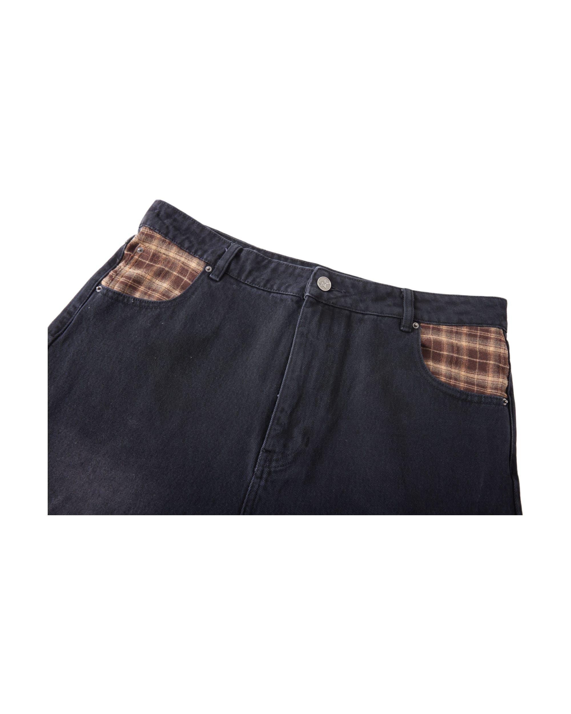 PLAID PATCH DENIM - Image 6