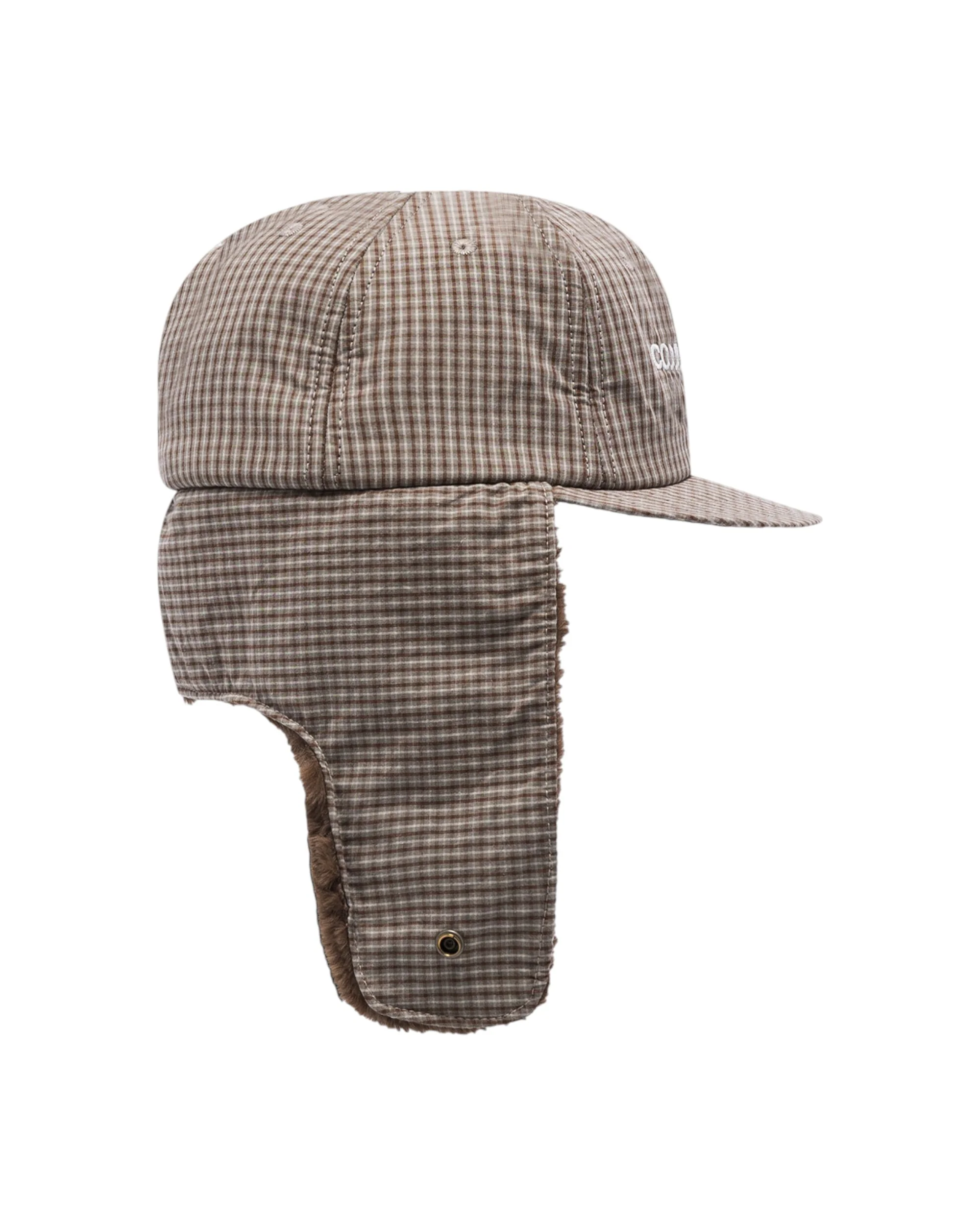 Plaid Pilot Short Brim Cap - Image 3