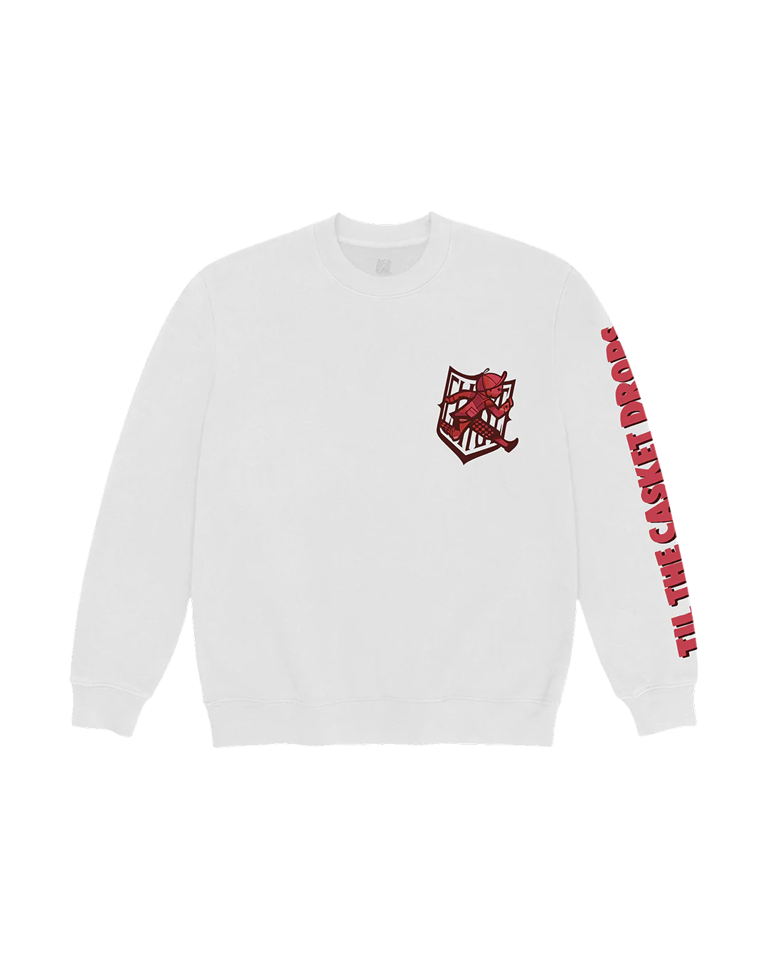 PLAY CLOTHS X TIL THE CASKET DROPS CREWNECK