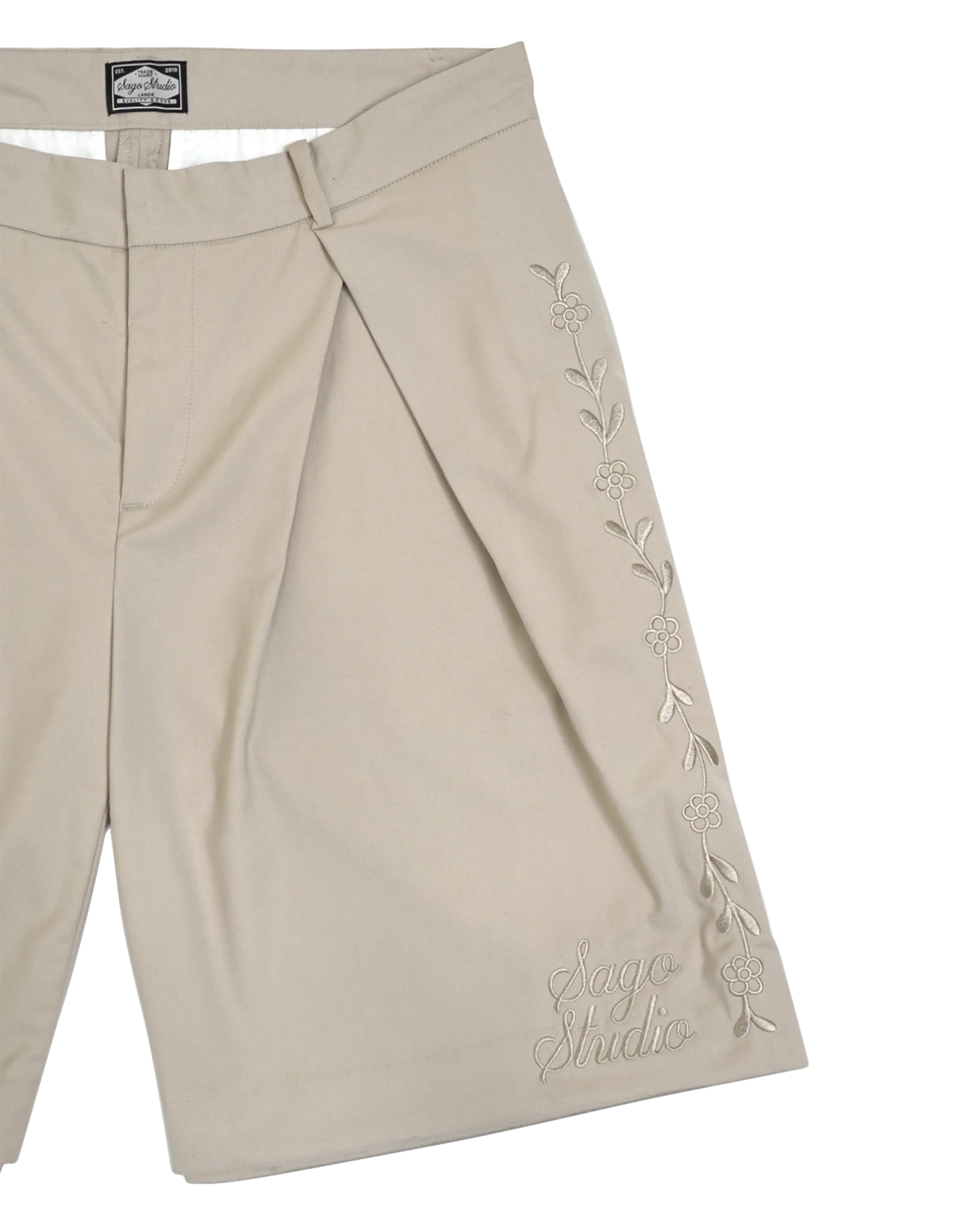 Pleated floral shorts - Image 4