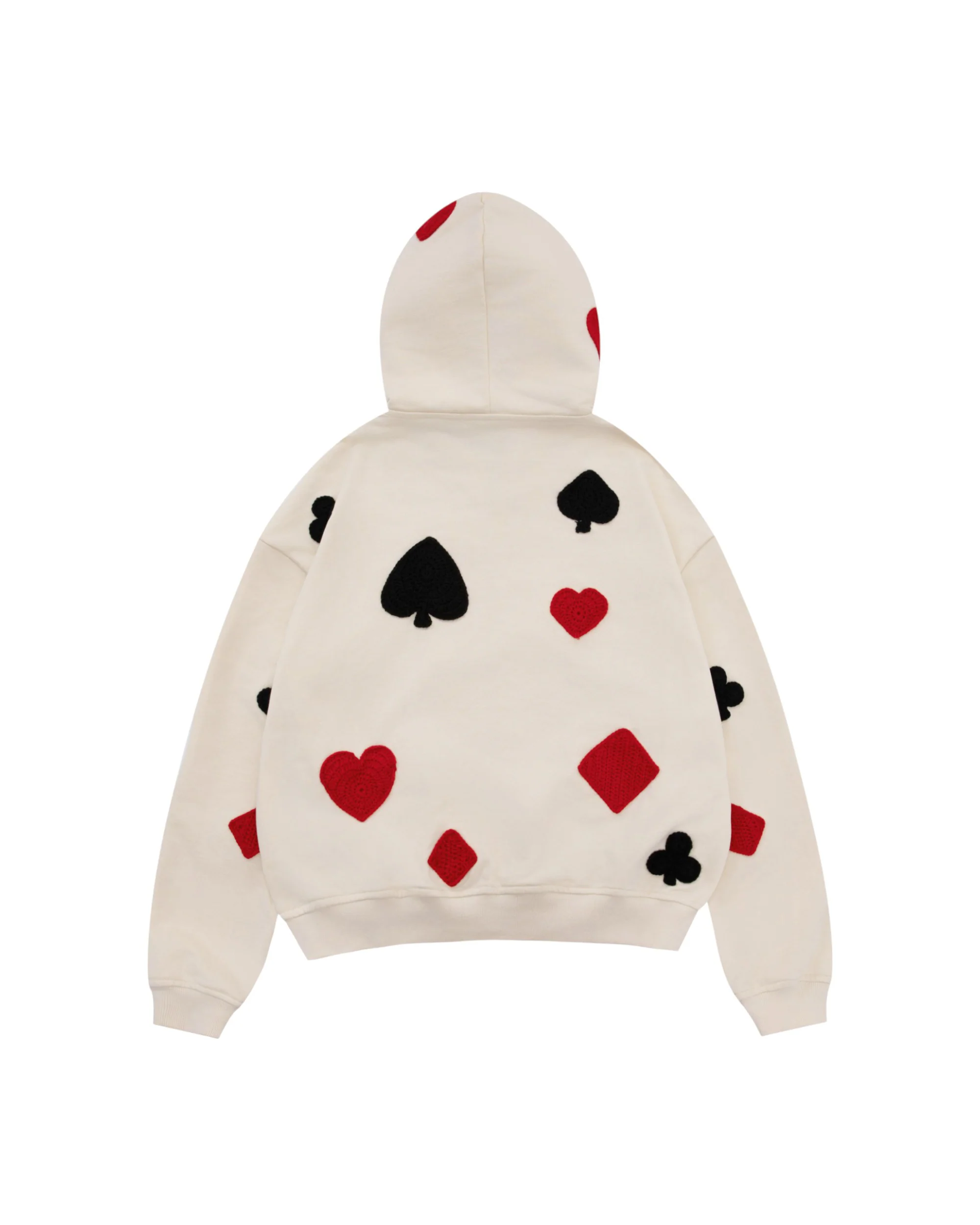 Poker Crochet Patch Sweatshirt - Image 2