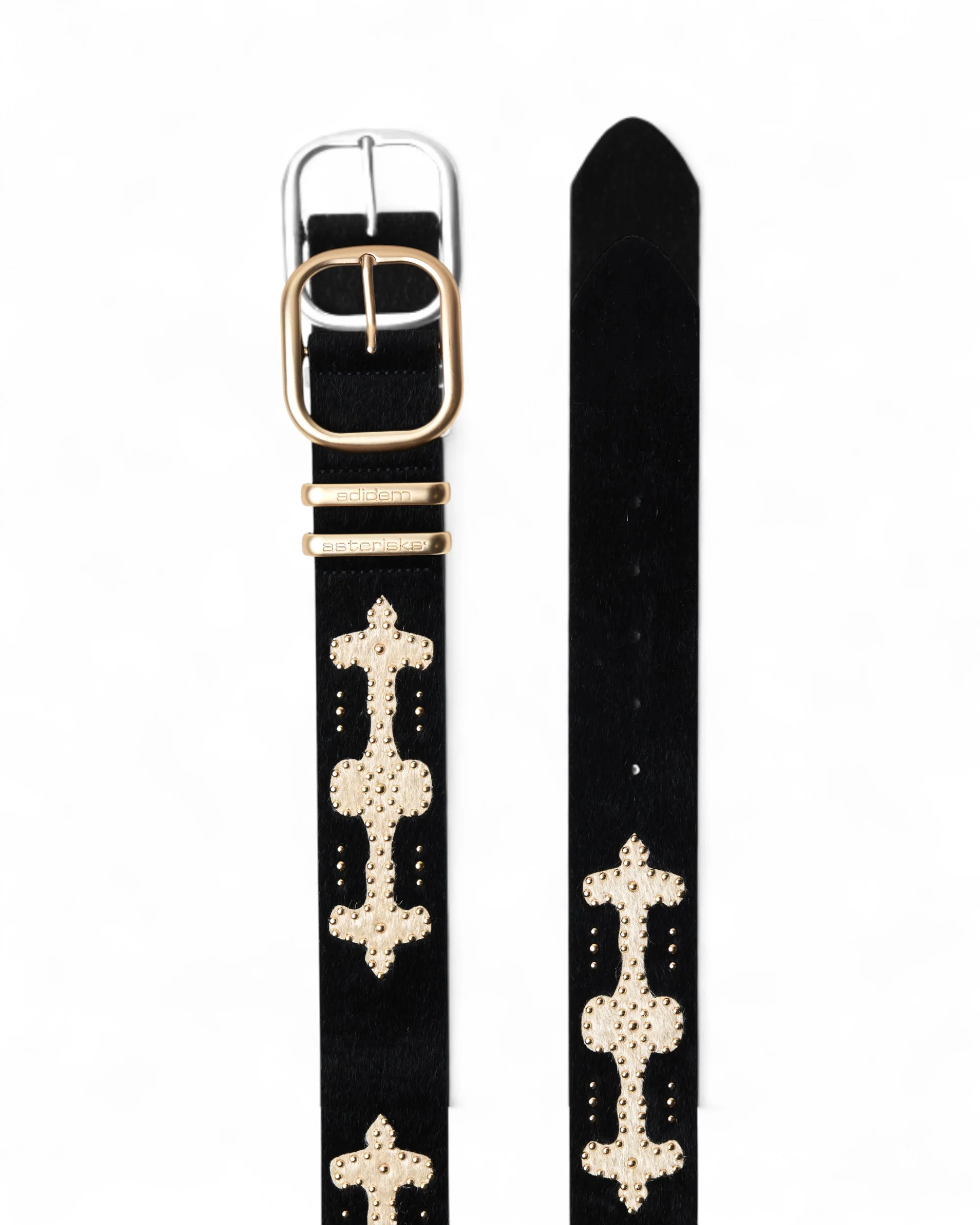 Ponyhair Studded Belt - Image 2